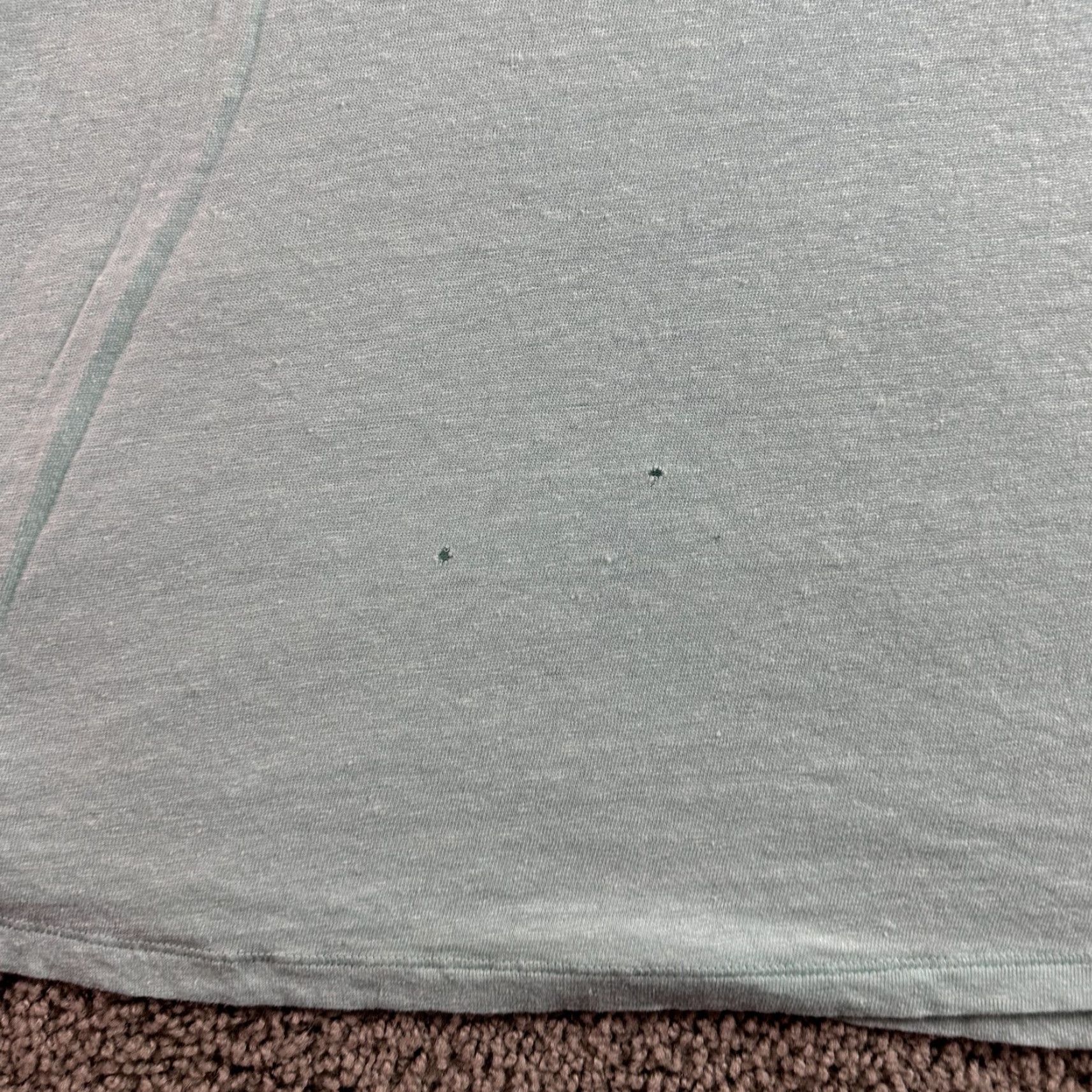 Vineyard Vines VINEYARD VINES Shirt Womens XL Green Linen V Neck Short Sleeve T-Shirt Casual Preppy Logo 90s Mens Womens Size XL / US 12-14 / IT 48-50 - 3 Thumbnail