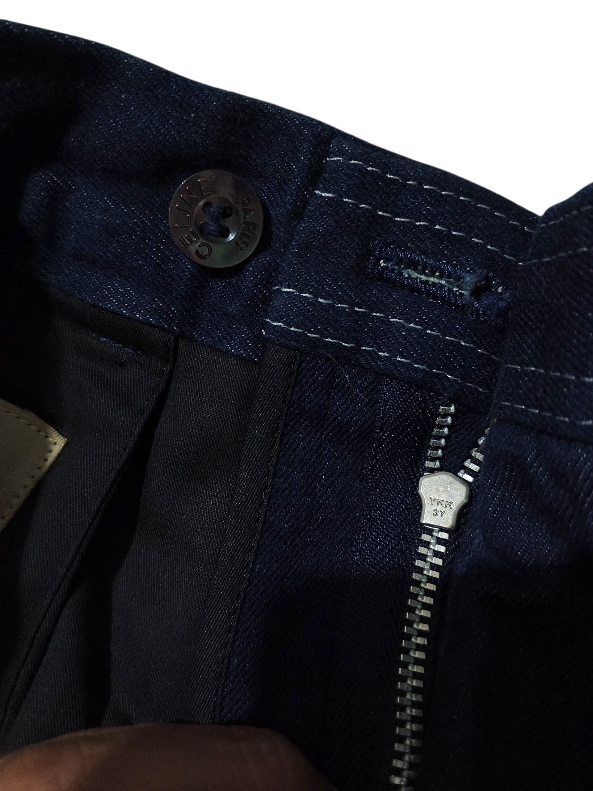 Celine 💥Vintage Celine Monsieur Wide Straight Leg Denim Trousers Size US 30 / EU 46 - 7 Thumbnail