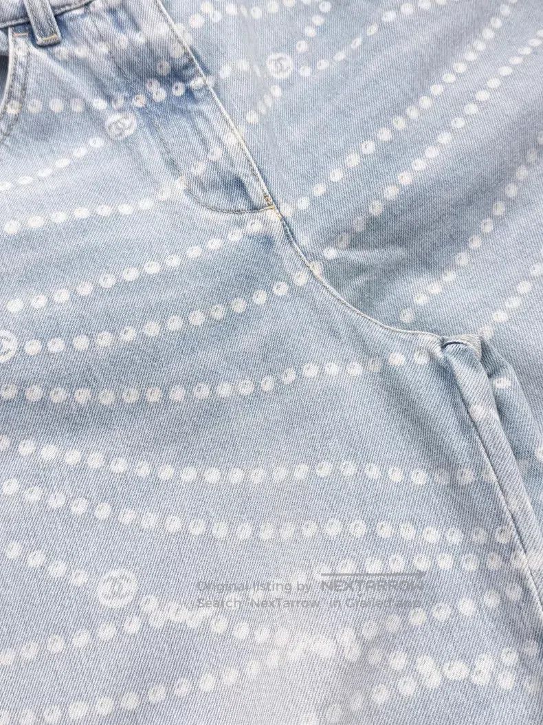 Chanel Chanel Pearl denim wide-leg pants Size 24" / US 00 / IT 34 - 4 Thumbnail