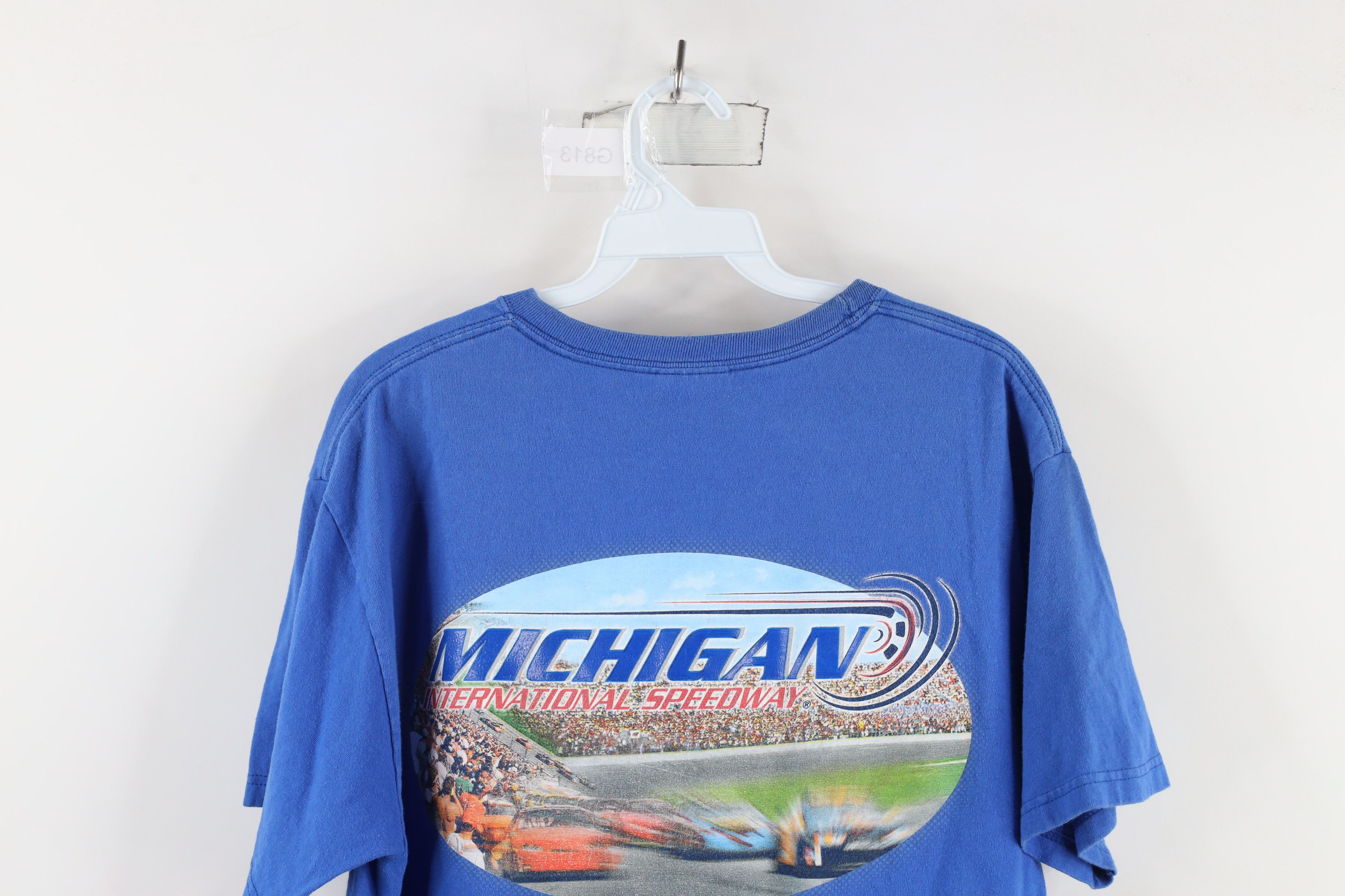 Vintage Vintage Y2K NASCAR Michigan International Speedway T-Shirt Size US M / EU 48-50 / 2 - 10 Thumbnail