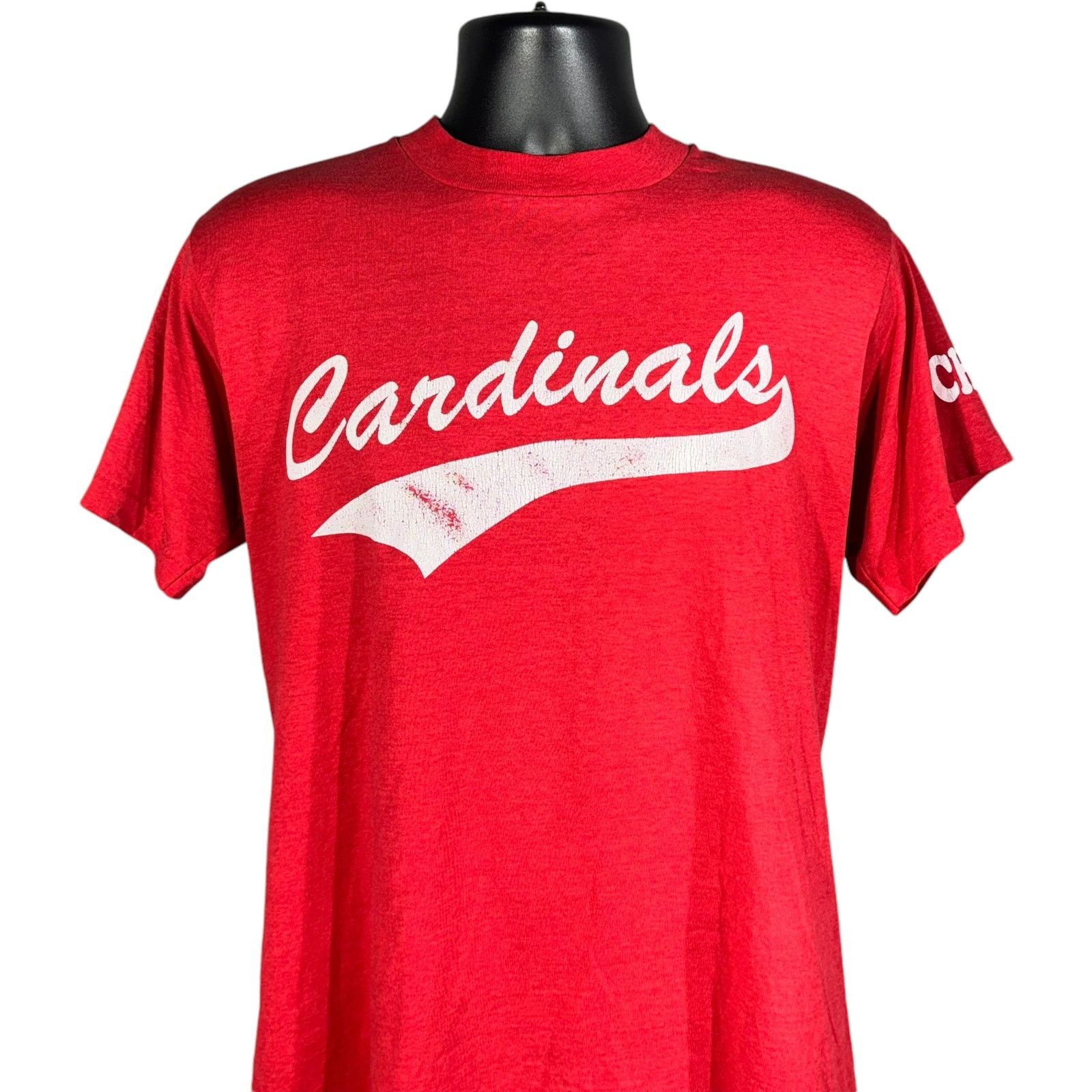 Fruit Of The Loom Vintage Cardinals Spellout Tee Size US M / EU 48-50 / 2 - 2 Thumbnail