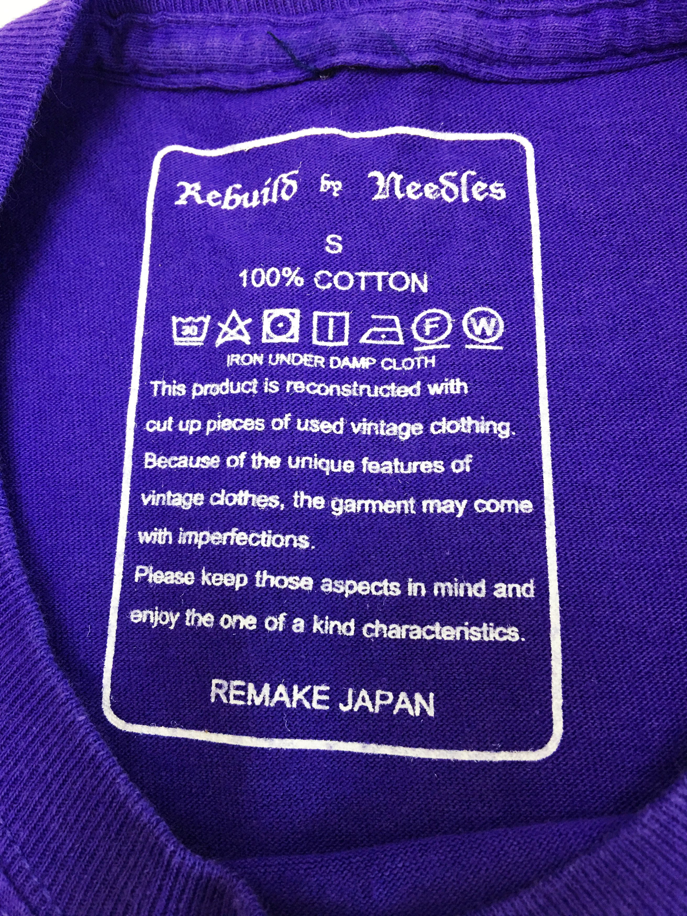 Japanese Brand Needles 7 Cuts Short Sleeve College T-shirt Small Size US S / EU 44-46 / 1 - 9 Thumbnail
