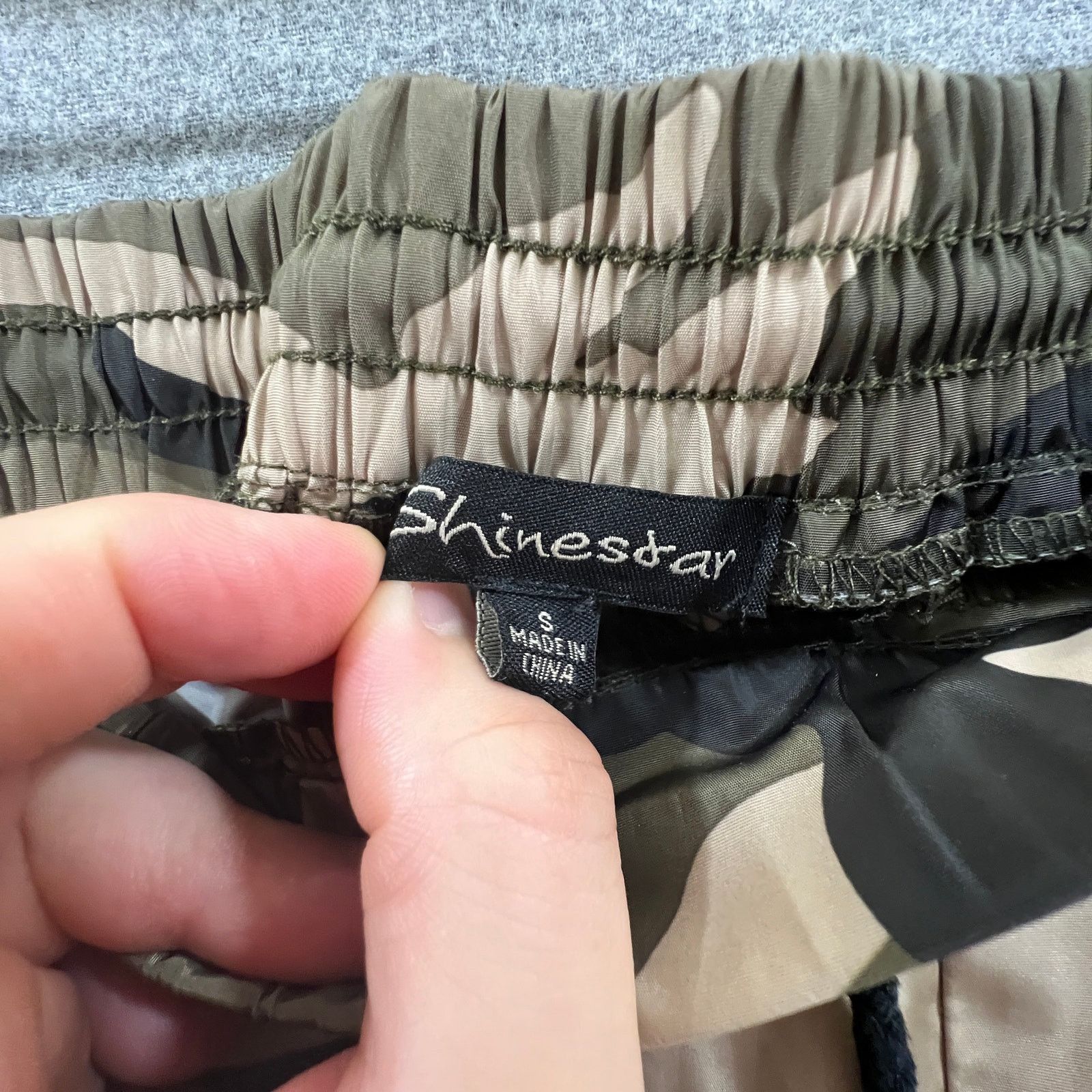 Other Shinestar Camo Jogger Women's Size Small Green Pants Size 27" / US 4 / IT 40 - 3 Thumbnail