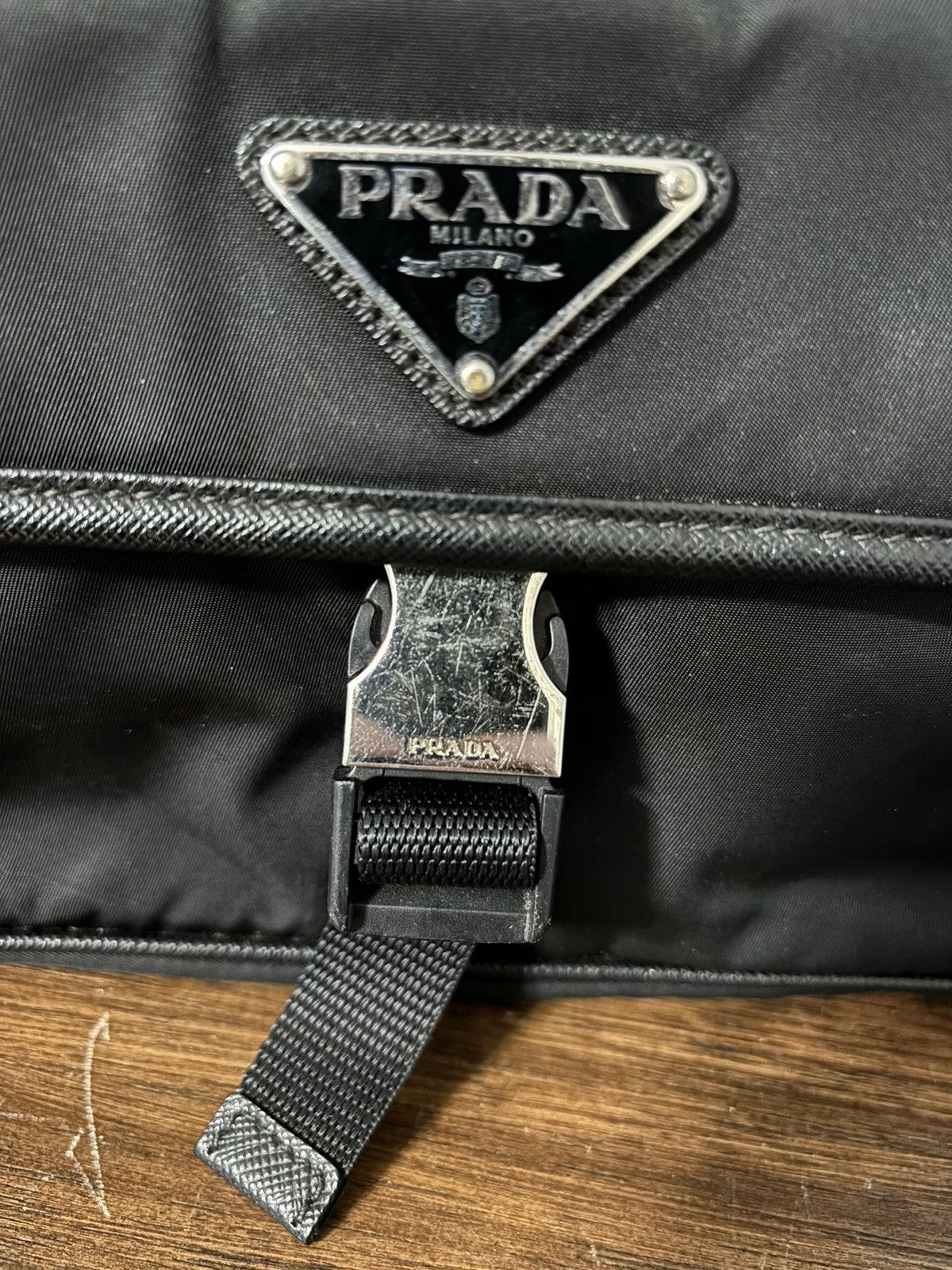Prada Prada Re Nylon Pouch Crossbody Bag Size ONE SIZE - 4 Thumbnail