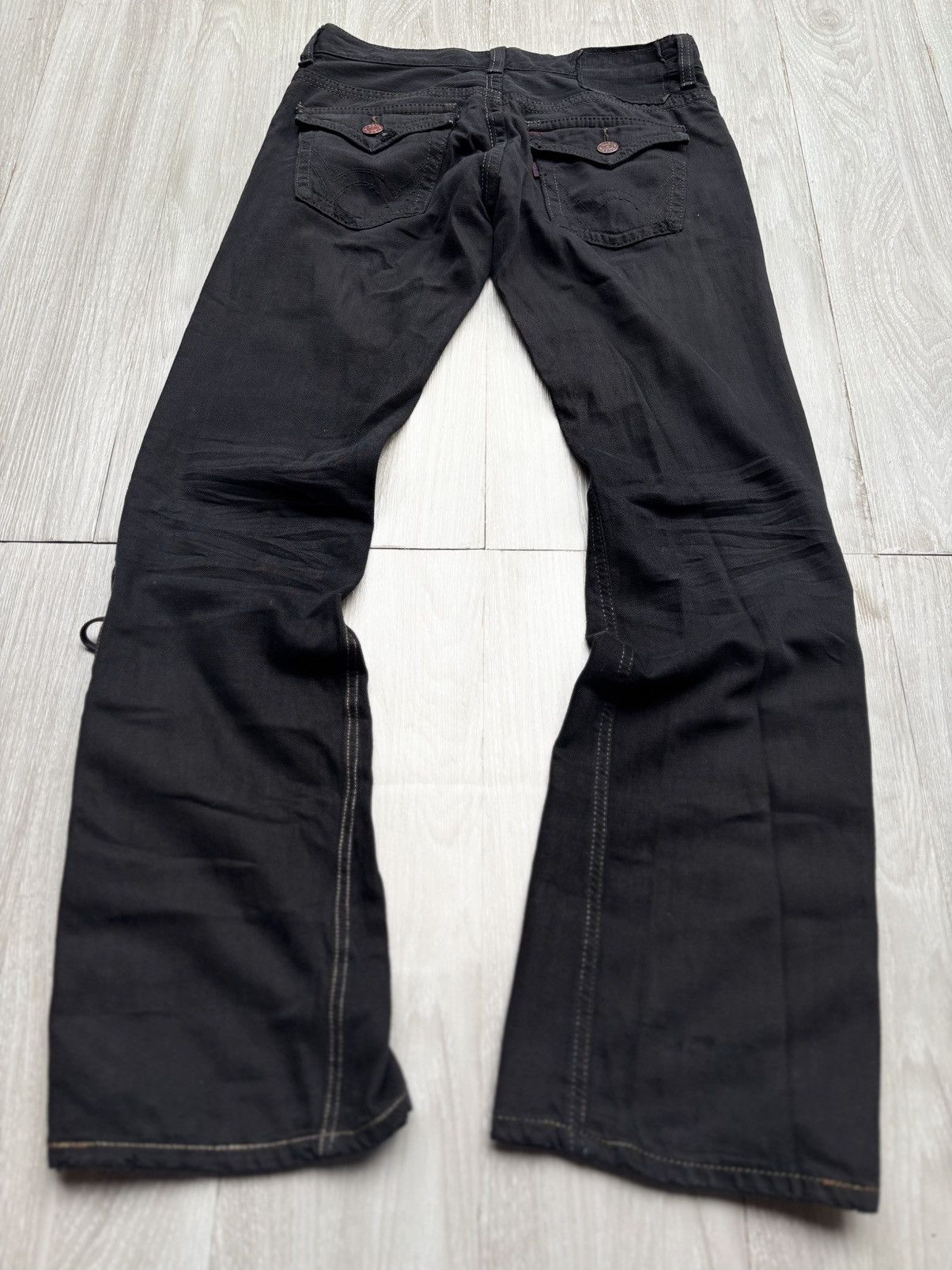 Japanese Brand Edwin lace up flare jeans Size US 30 / EU 46 - 4 Thumbnail