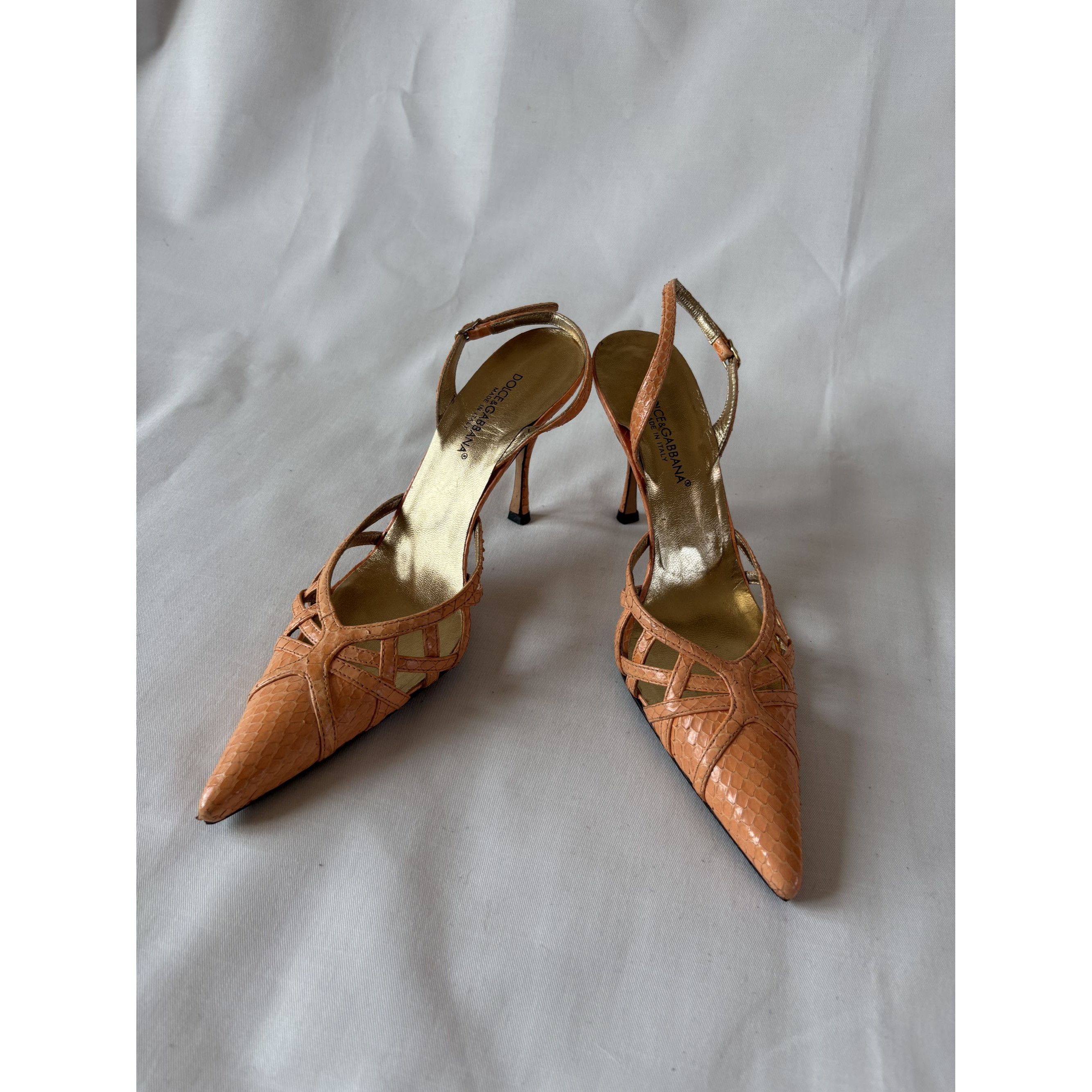 Dolce & Gabbana Slingbacks Dolce & Gabbana Size US 4.5 / IT 34.5 - 2 Thumbnail