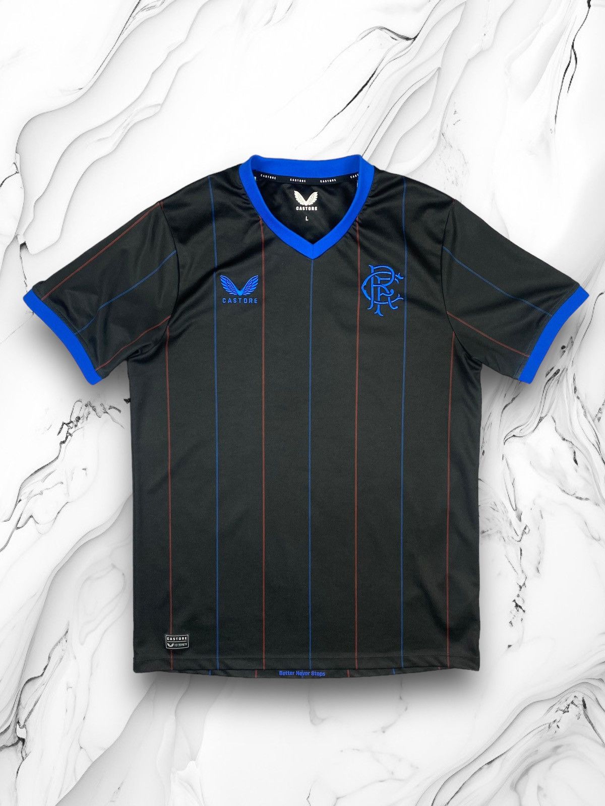 Vintage Castore Rangers Training Soccer Jersey Tee Size L Size US L / EU 52-54 / 3 - 1 Thumbnail