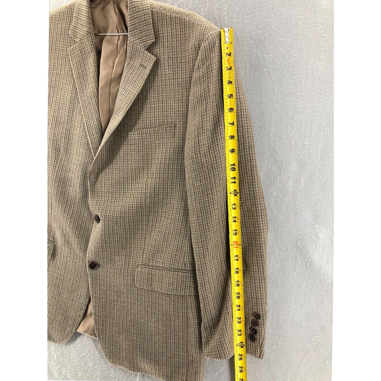 Ralph Lauren Lauren Ralph Lauren Mens 42 R Green Label Silk Blend Plaid Sport Coat Size US XS / EU 42 / 0 - 4 Thumbnail