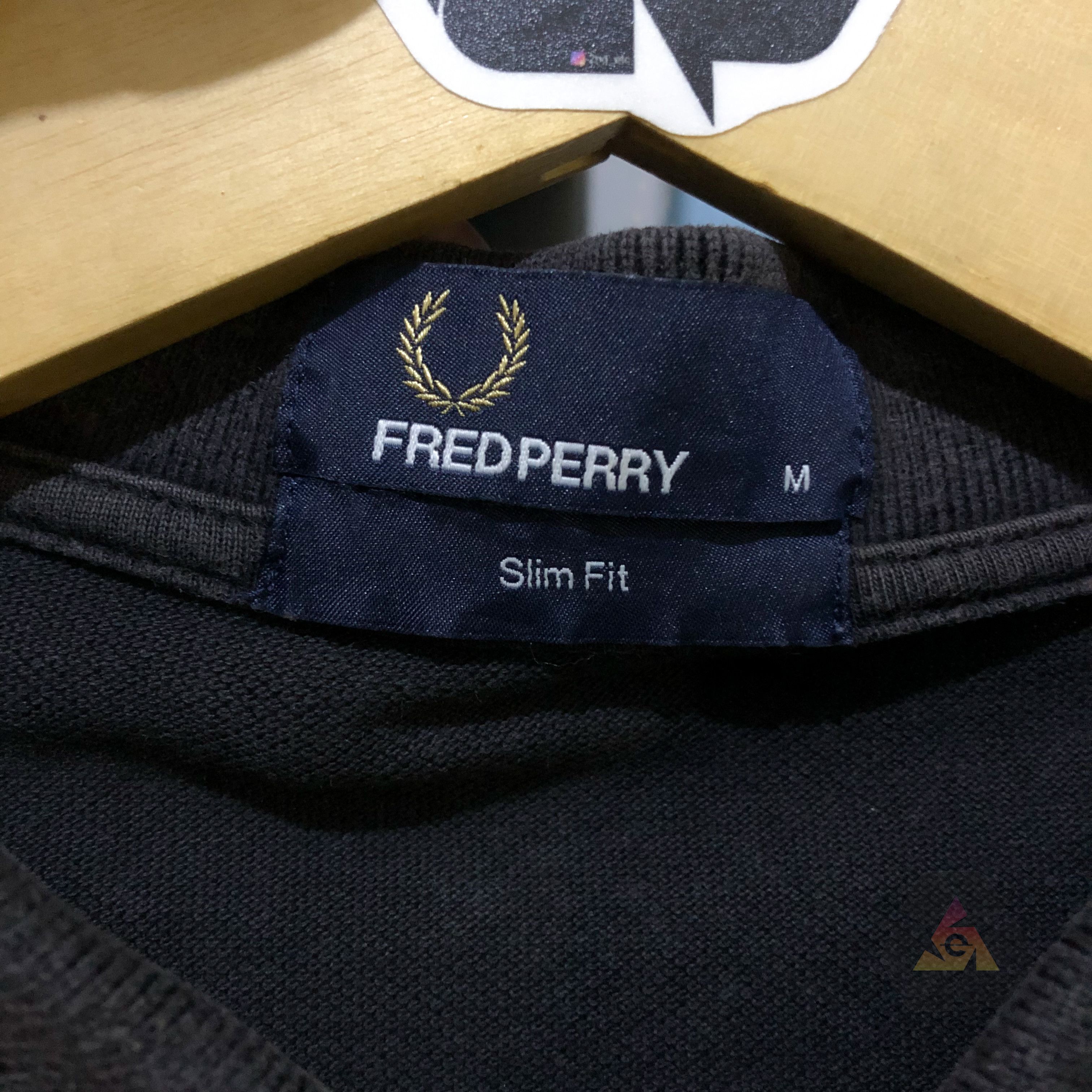 Fred Perry × Vintage Fred Perry Polo Shirt Black On Black Y2K Size US M / EU 48-50 / 2 - 6 Thumbnail
