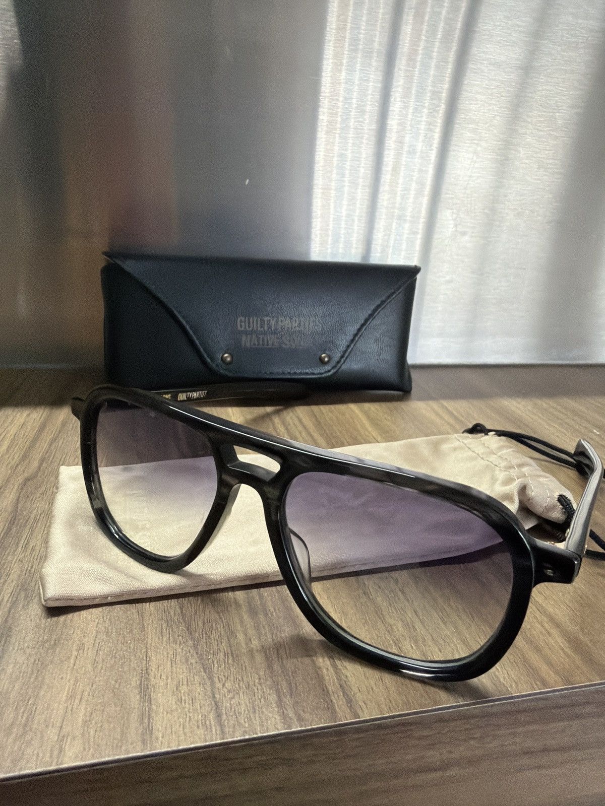 Native Sons Native Sons X Guilty Parties DJ Harvey Sunglasses Size ONE SIZE - 1 Thumbnail