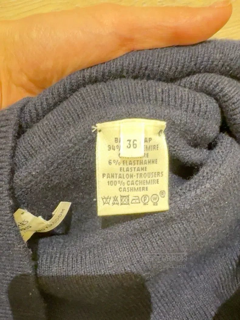 Hermes Hermes Cashmere pants Size 26" / US 2 / IT 38 - 6 Thumbnail