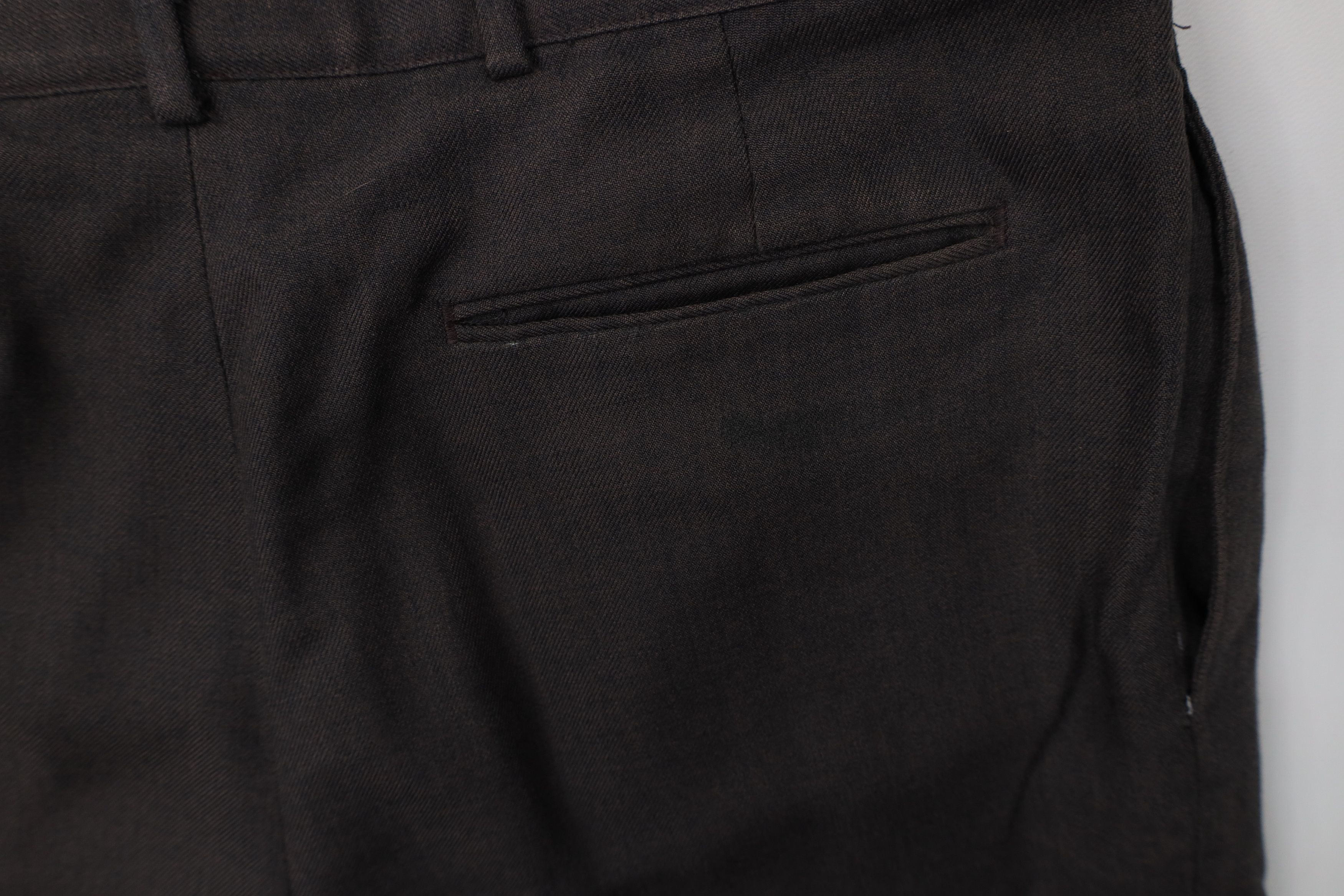 Vintage Vintage 90s Streetwear Gabardine Blend Pleated Chino Pants Size US 30 / EU 46 - 12 Thumbnail