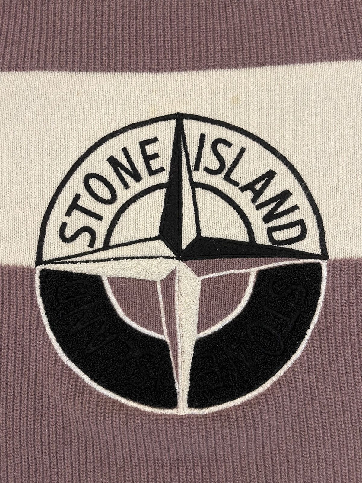 Stone Island Stone Island Big Compass Wool Crewneck Size US L / EU 52-54 / 3 - 3 Thumbnail