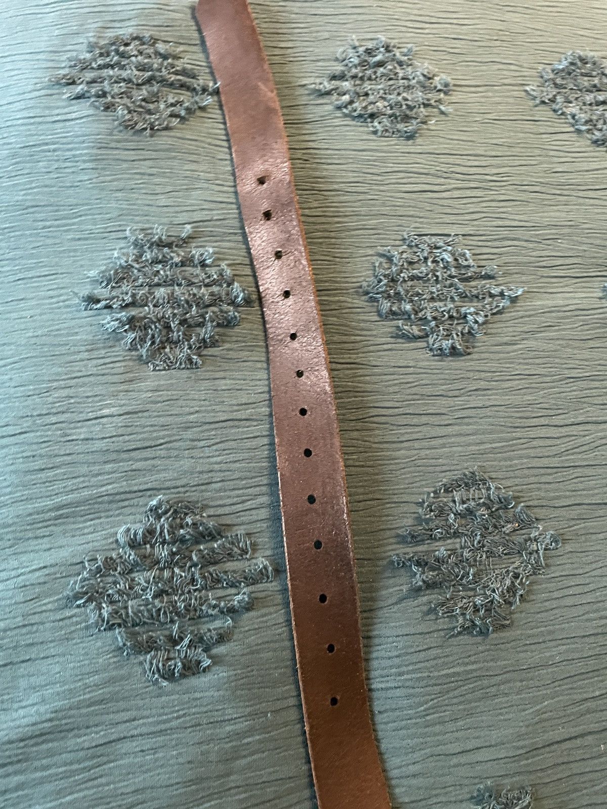 Bates Hats Bates Silver Buckle leather casual belt Size ONE SIZE - 5 Thumbnail