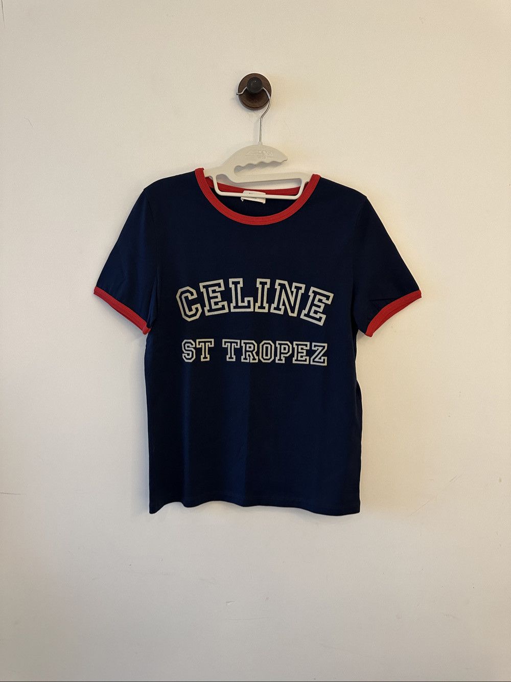 Celine CELINE St Tropez Logo T-Shirt Size S Size S / US 4 / IT 40 - 1 Thumbnail