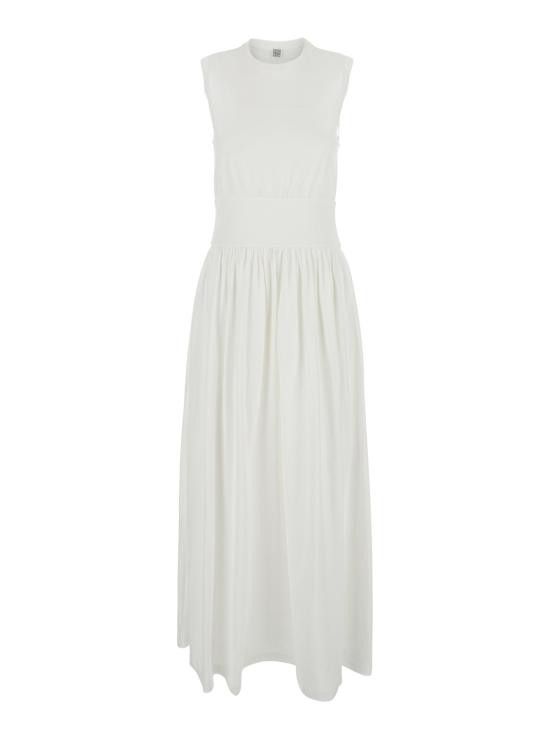 Toteme TOTEME Women Long Skirts 242WRD1783FB0093059 White Size S / US 4 / IT 40 - 1 Thumbnail