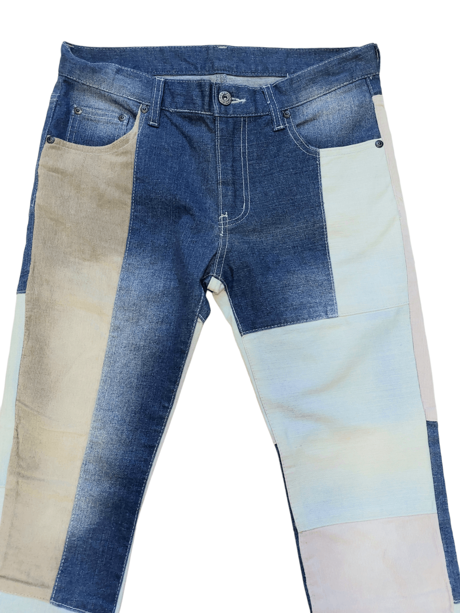 Vintage Vintage Japanese Patchwork Denim Size US 32 / EU 48 - 2 Thumbnail