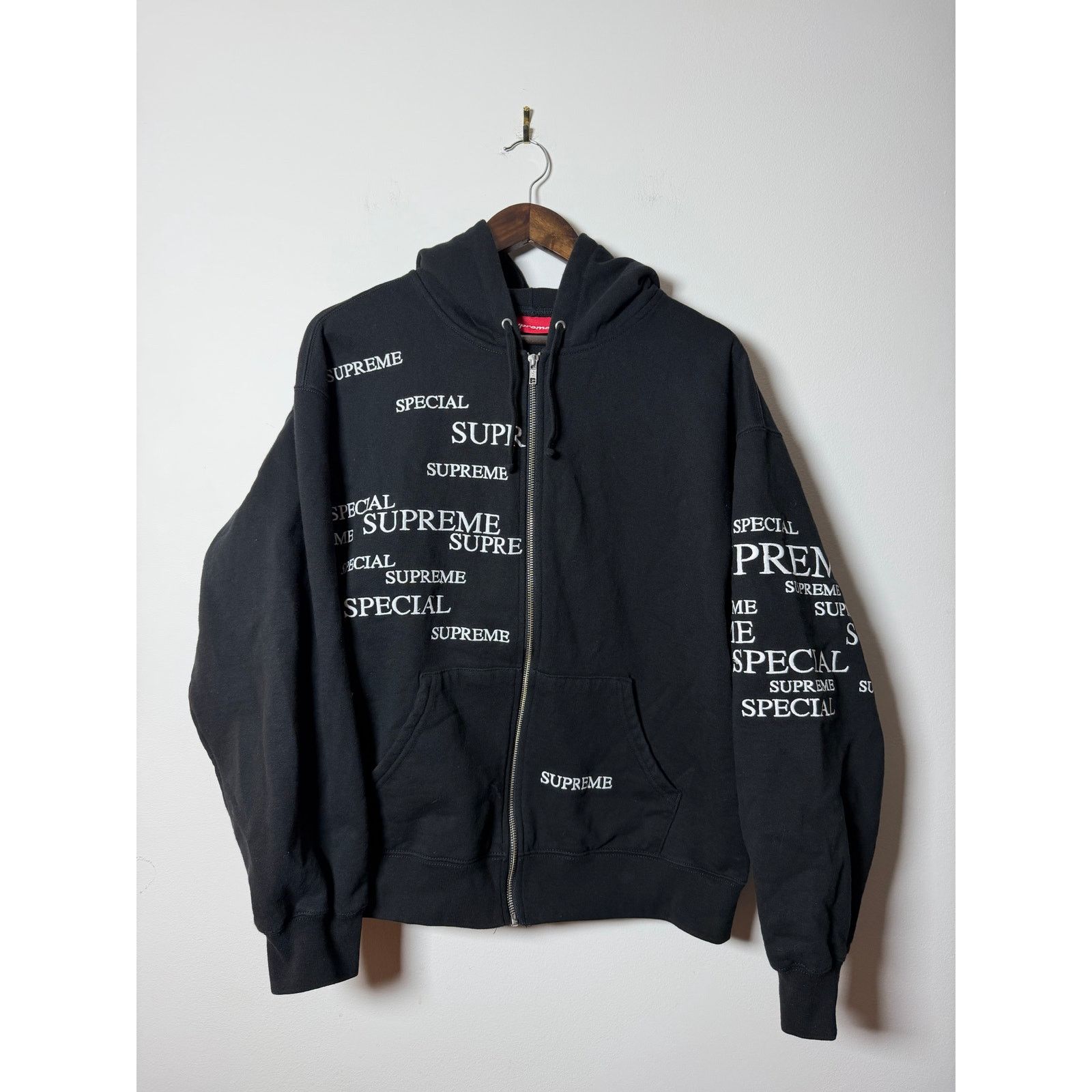 Supreme Supreme Frank Frazetta Zip Up Hooded Sweatshirt Black