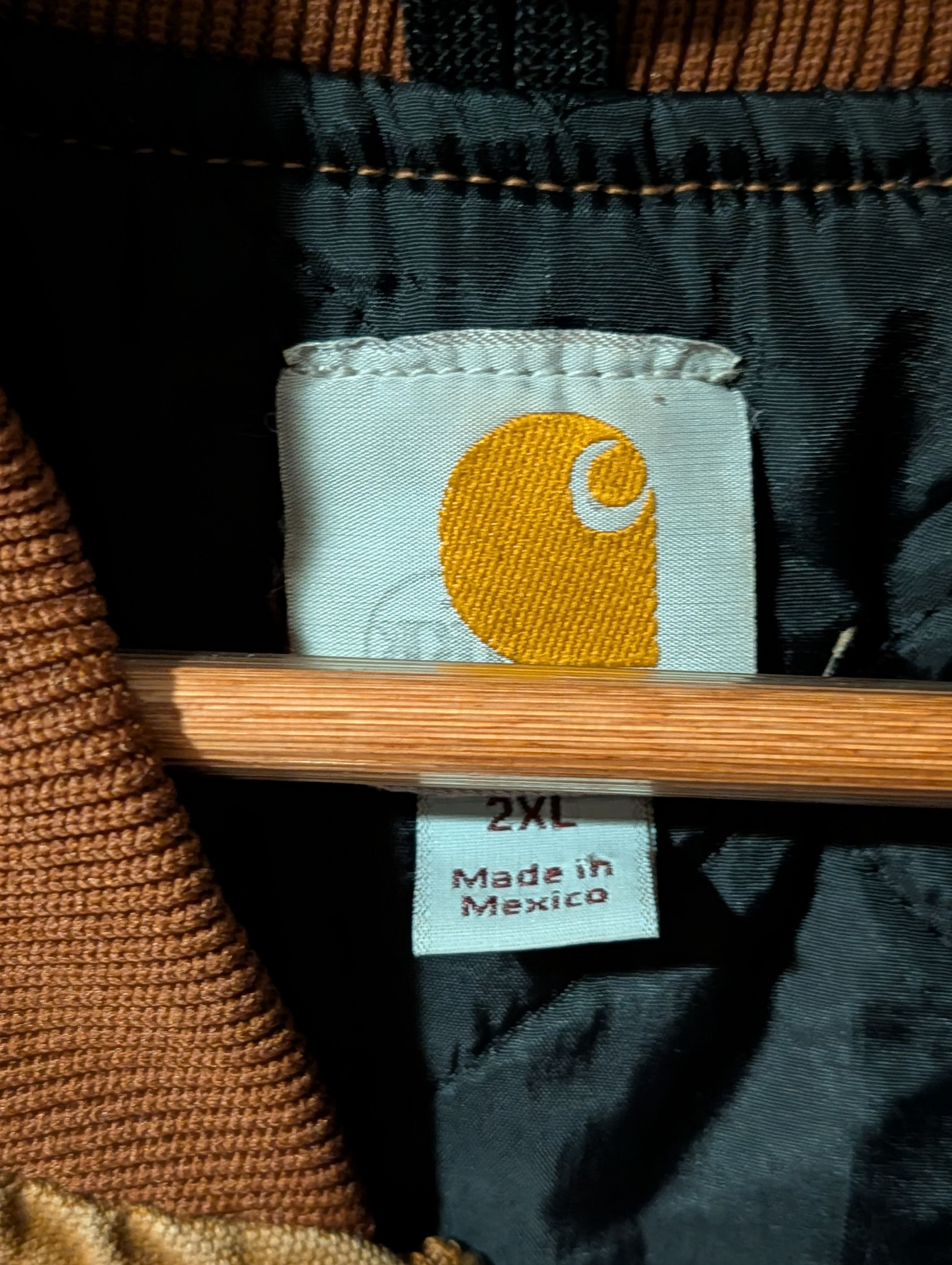 Carhartt Vintage Carhartt V02 Sandstone Duck Insulated Work Vest 2XL Size US XXL / EU 58 / 5 - 3 Thumbnail