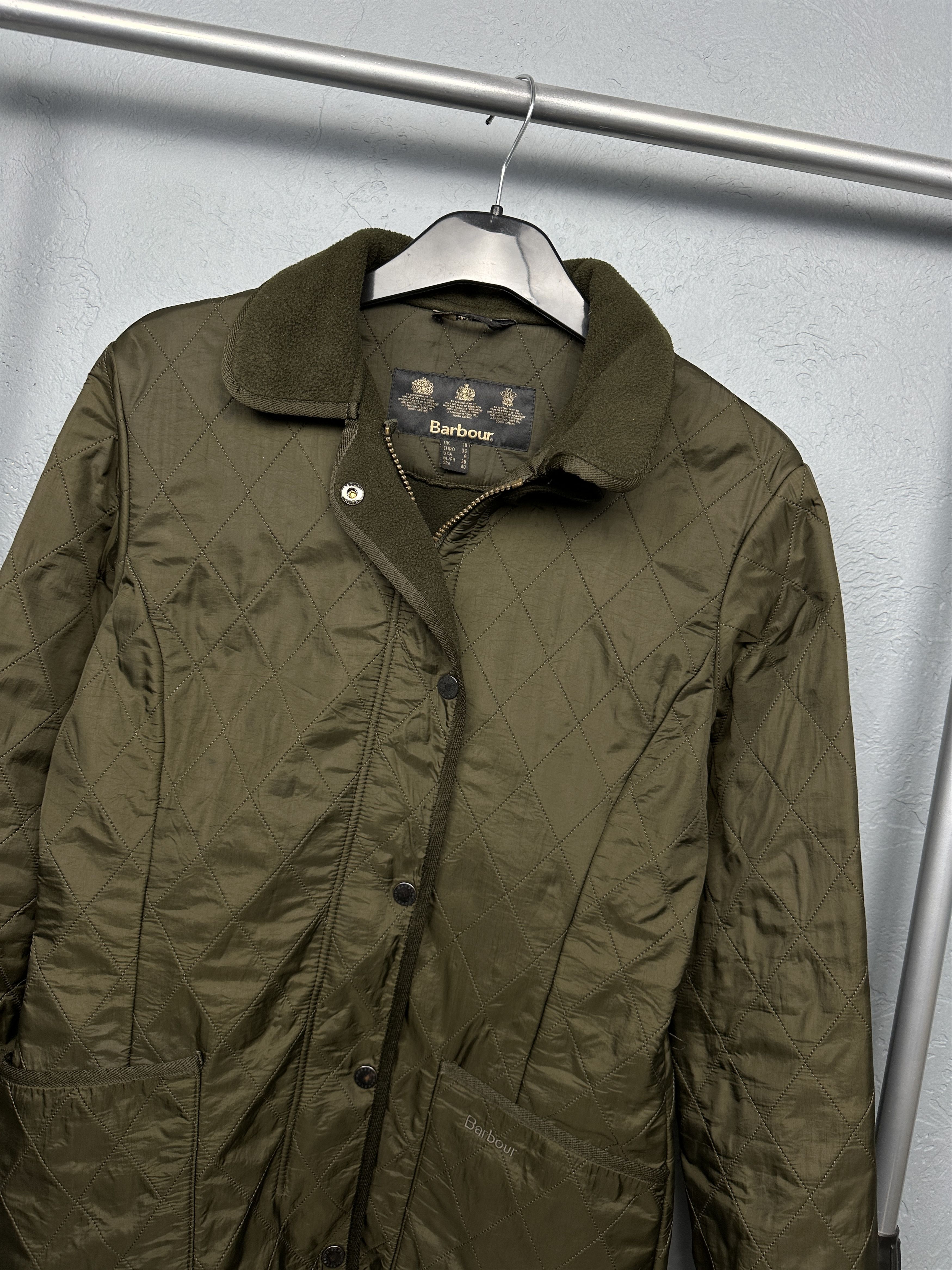 Barbour × Vintage Barbour Womens Vintage Polarquilt Quilted Jacket Size M / US 6-8 / IT 42-44 - 2 Thumbnail