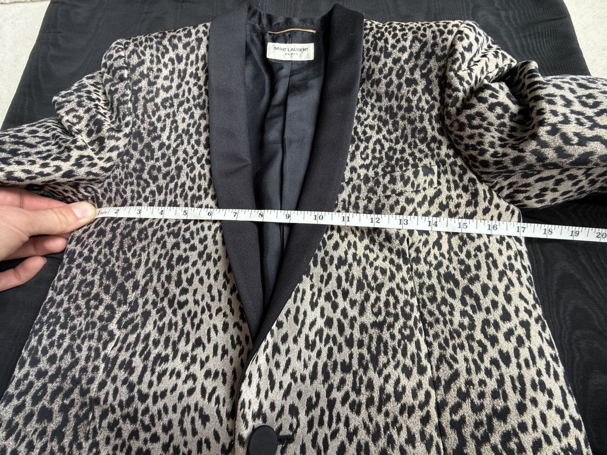 Hedi Slimane × Saint Laurent Paris SS14 Saint Laurent Babycat Le Smoking tuxedo jacket Hedi Size 36R - 2 Thumbnail