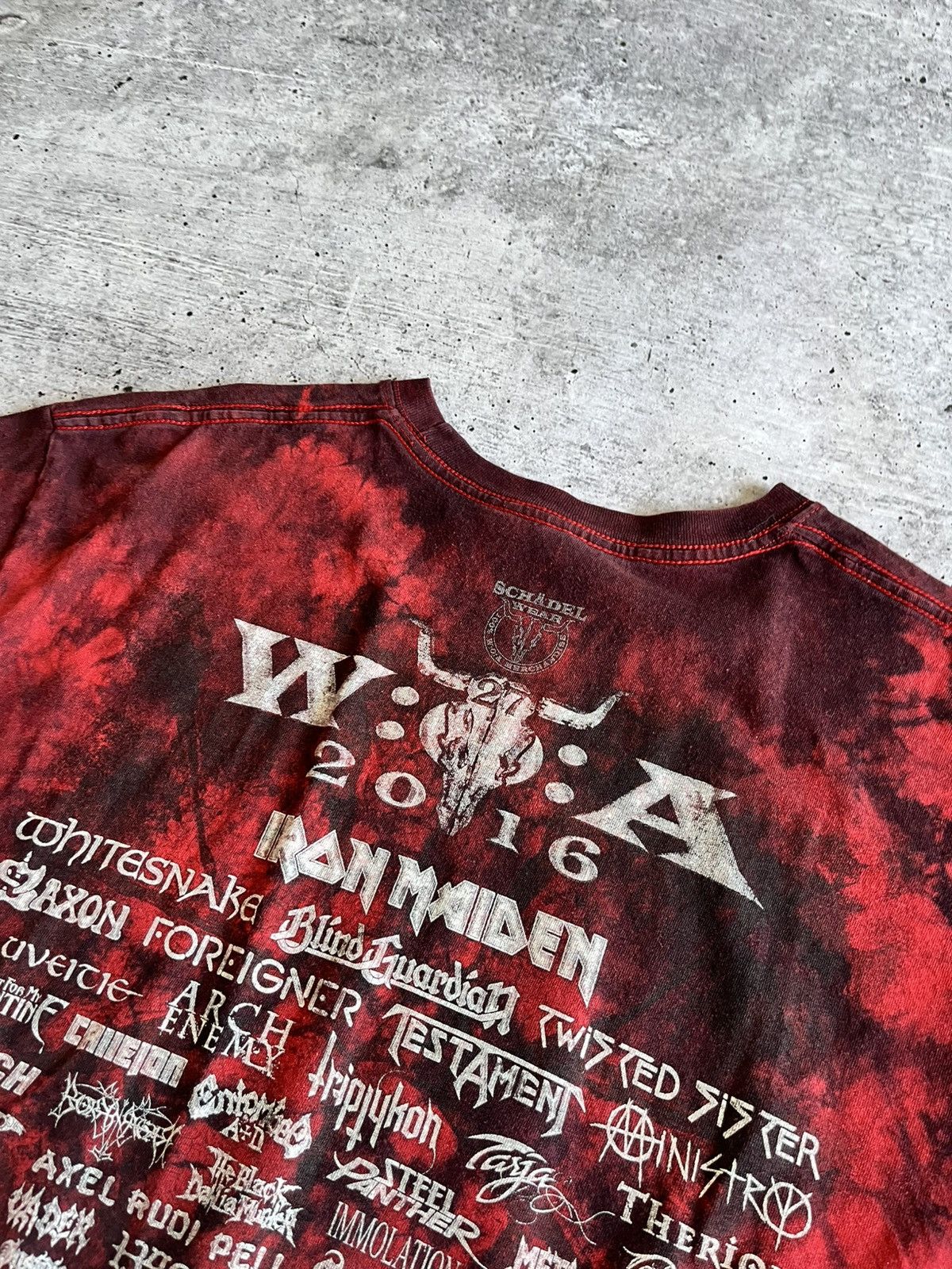 Iron Maiden Wacken Open Air 2016 Festival T-Shirt Tie-Dye iron maiden Size US L / EU 52-54 / 3 - 4 Thumbnail
