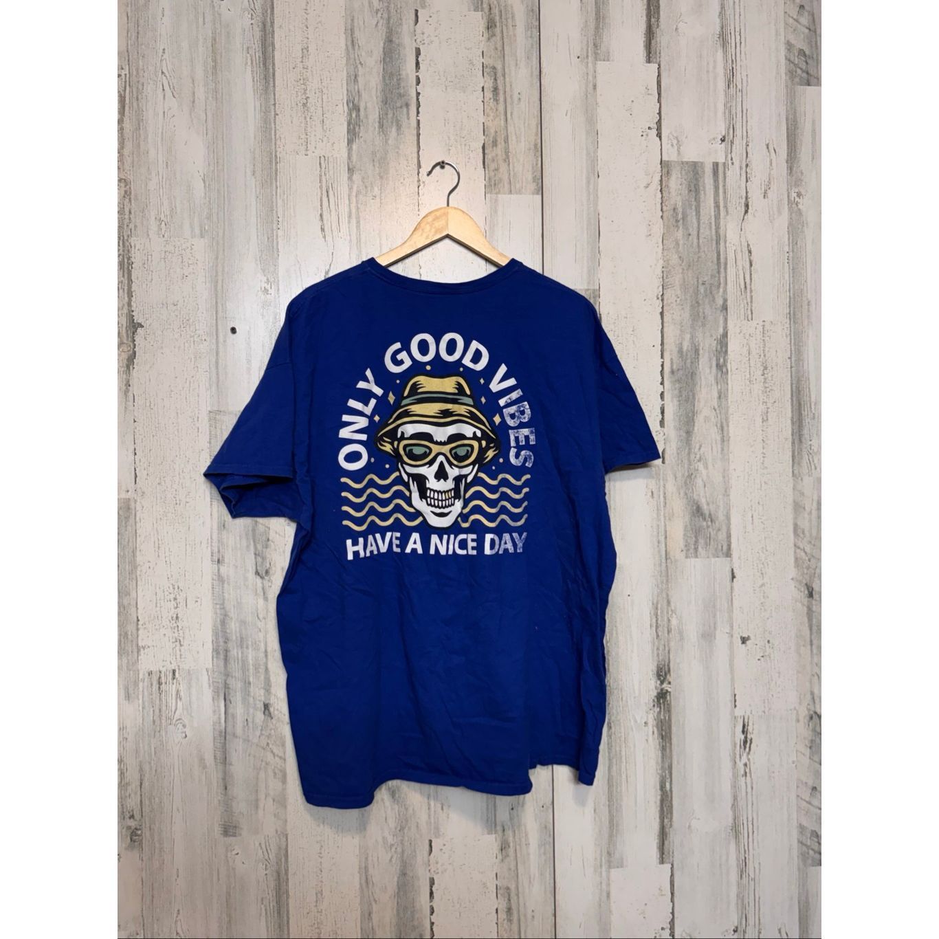 Fruit Of The Loom Fruit of the Loom Platinum “Only Good Vibes Have a Nice Day” Size US XXL / EU 58 / 5 - 3 Thumbnail