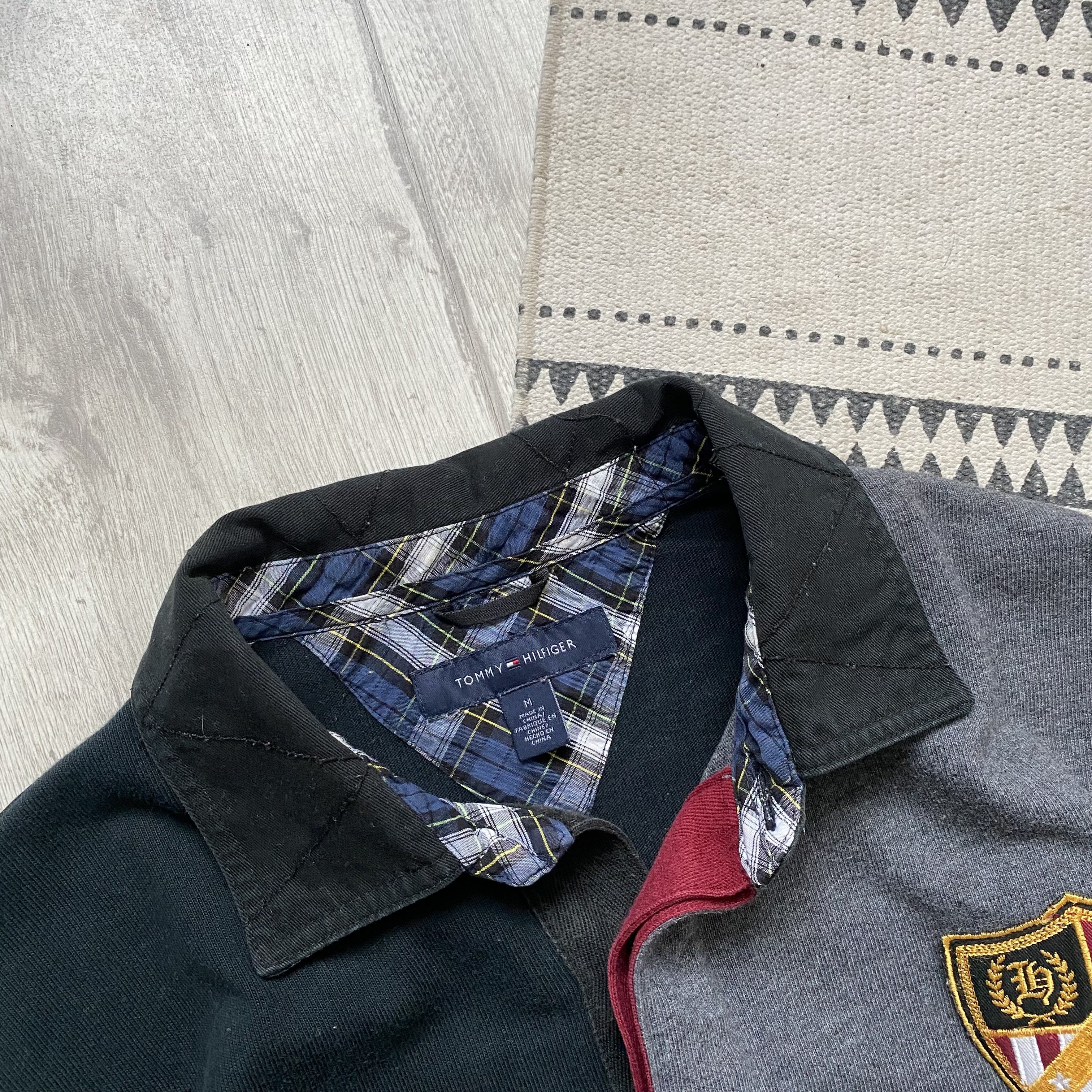 Polo Ralph Lauren Vintage 00s Tommy Hilfiger Rugby shirt Heavy Polo longsleeve Size US M / EU 48-50 / 2 - 6 Thumbnail
