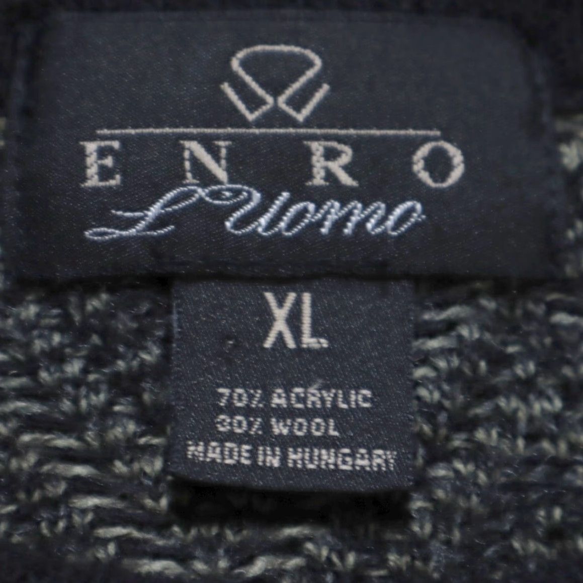 Enro VTG Enro L'Uomo Zig Zag Striped Pullover Sweatshirt Men's XL Size US XL / EU 56 / 4 - 5 Thumbnail