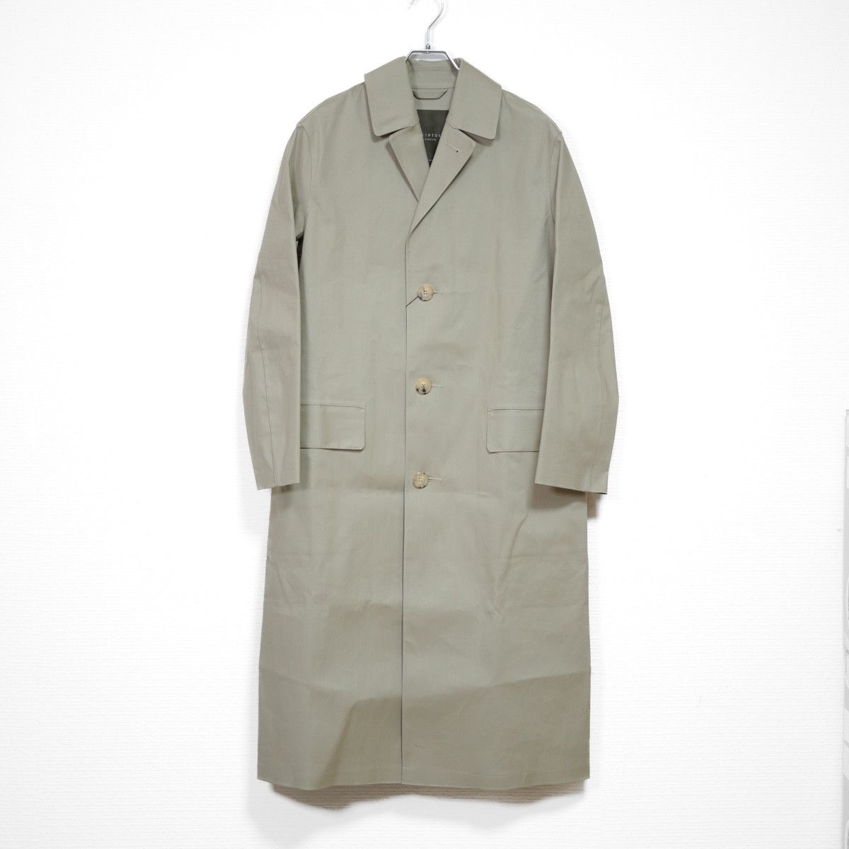 Mackintosh MACKINTOSH Rubberized Balaclava Coat, Size 38, Beige Size XS / US 0-2 / IT 36-38 - 1 Thumbnail