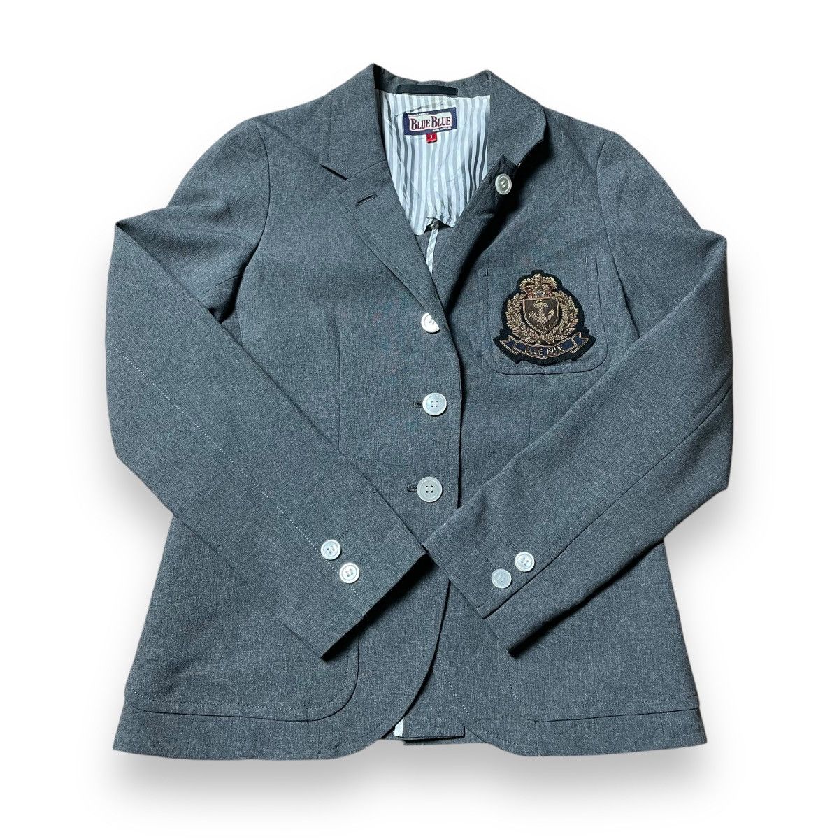 Blue Blue Japan H. RANCH MARKET x BLUE BLUE JAPAN BLAZER JACKET Size XS / US 0-2 / IT 36-38 - 7 Thumbnail