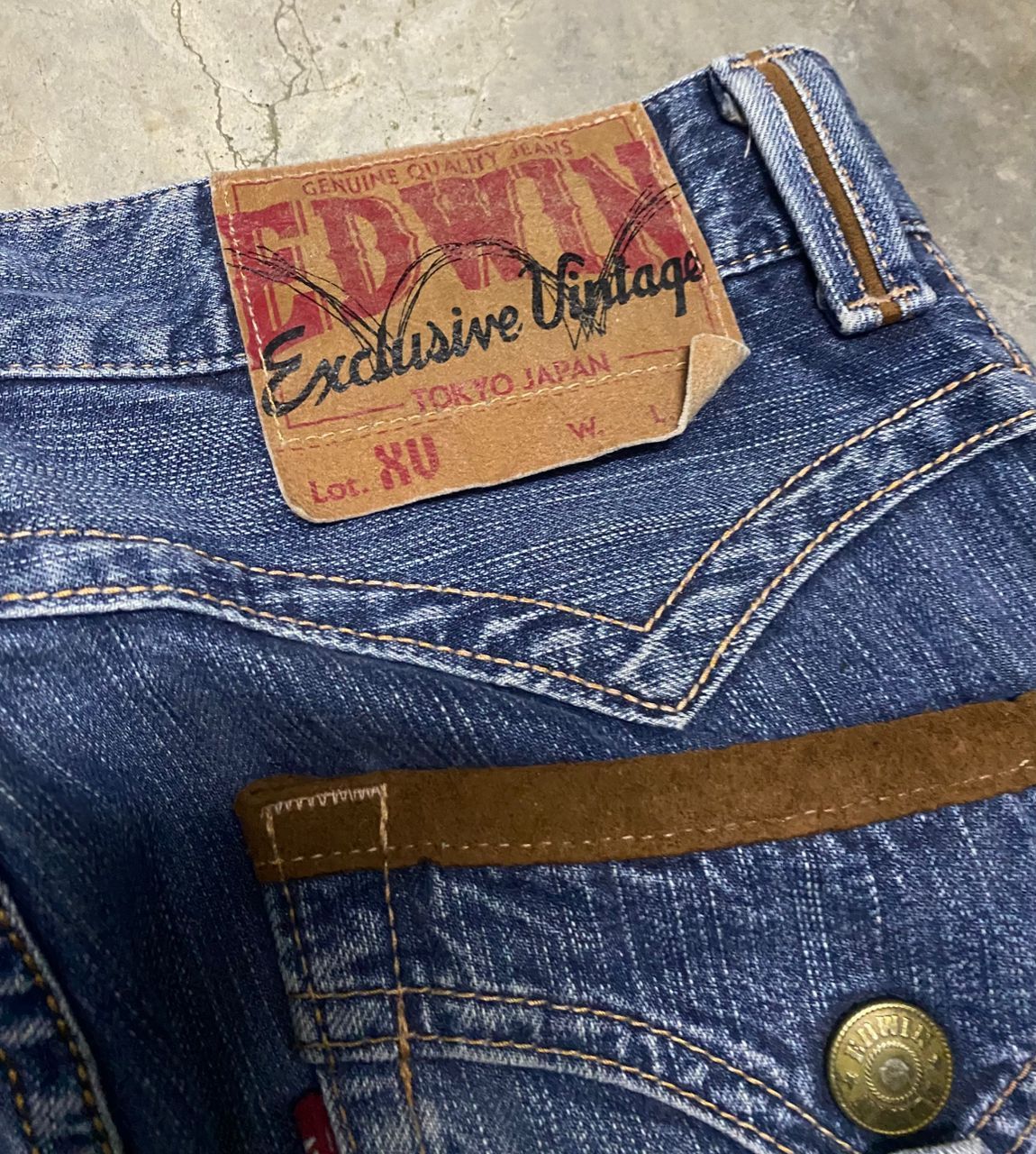 If Six Was Nine 💥BEST OFFER 💥EDWIN XV EXCLUSIVE VINTAGE DISTRESSED DENIM Size US 31 - 5 Thumbnail