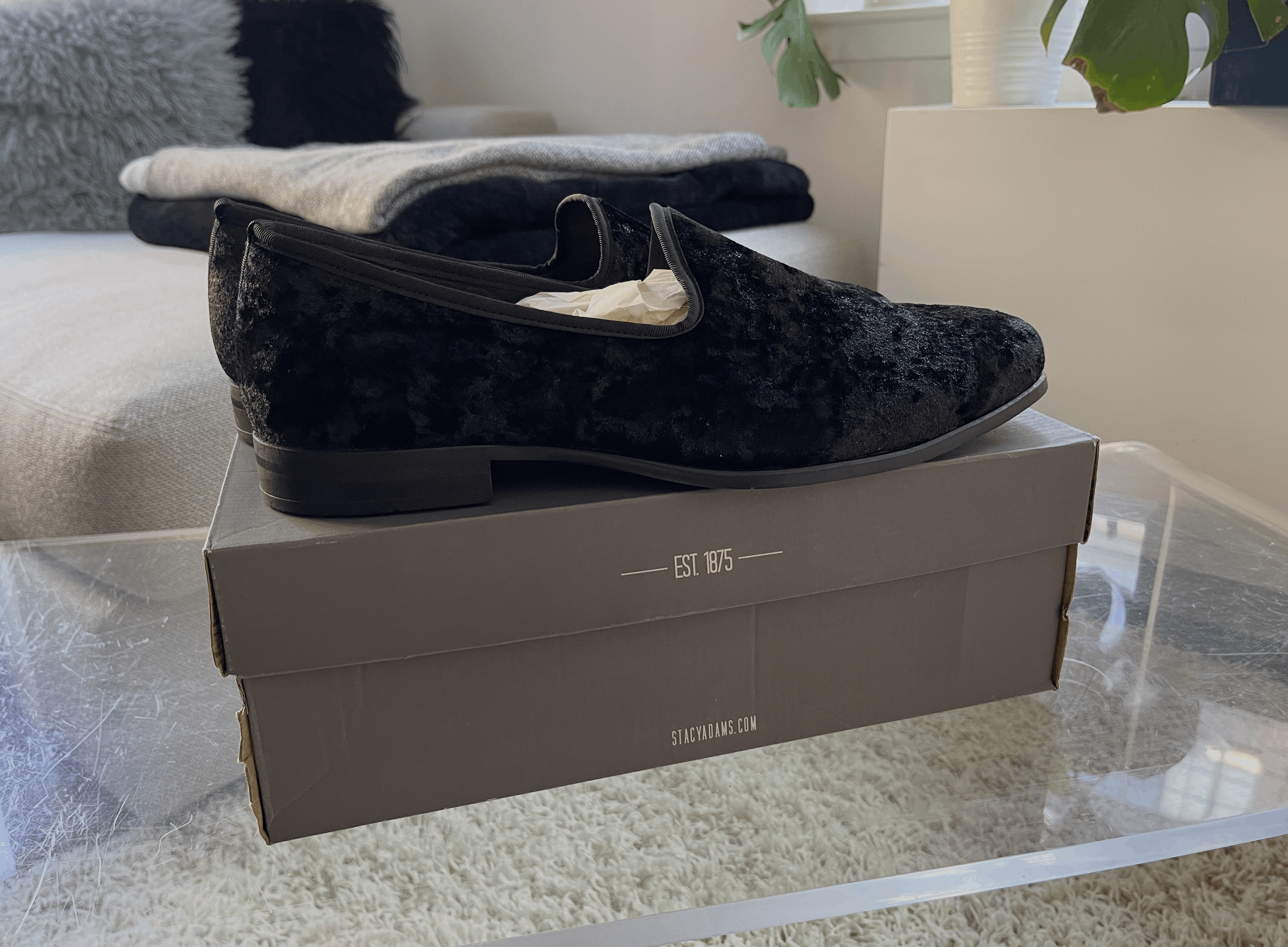 Stacy Adams Sultan Velour Slip On Size US 14 / EU 47 - 5 Thumbnail