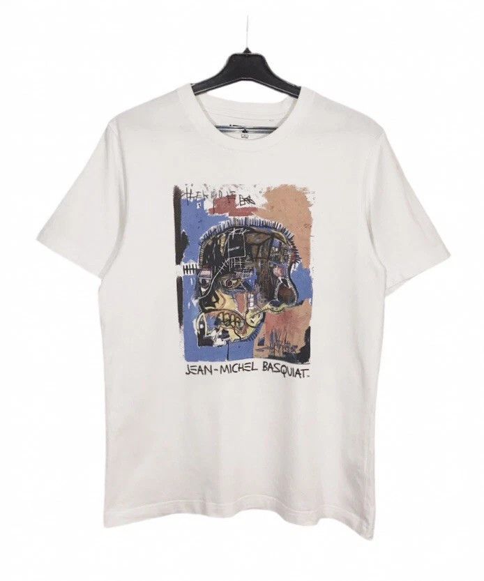Andy Warhol × Uniqlo Uniqlo X Jean Michel Basquiat T-Shirt Face Art Colorful Size US S / EU 44-46 / 1 - 1 Thumbnail