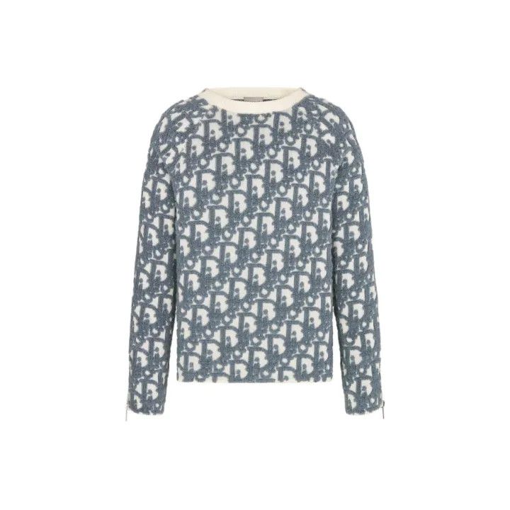 Dior Dior Letter Logo Print Long Sleeve Sweater 0079 Size US M / EU 48-50 / 2 - 1 Thumbnail