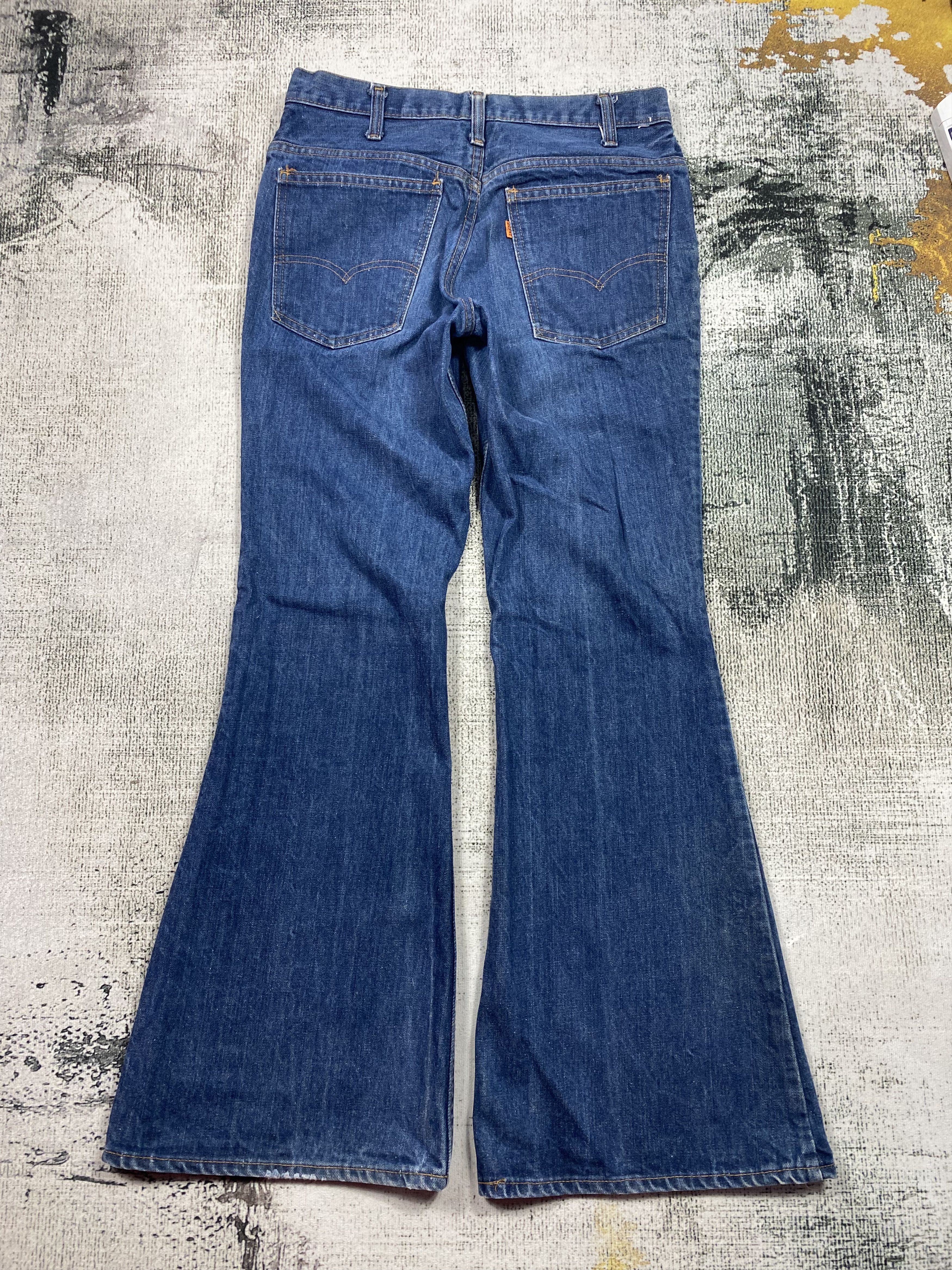 Levi's SICKS💥 684 Jeans Flare Bell Bottom Orange Tab #8 TALON 42 Size US 30 / EU 46 - 2 Thumbnail