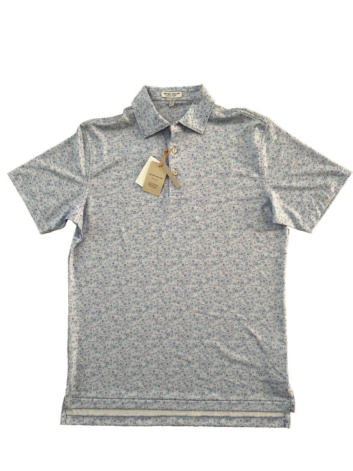 Peter Millar Peter Millar Golf Shirt Polo Summer Comfort Utopia Blue S Size US S / EU 44-46 / 1 - 1 Thumbnail