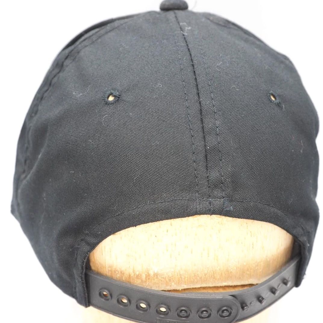 Vintage VINTAGE Snapback Trucker Hat Mens 1980s Gray's Towing Service Black Adjustable Cap Size ONE SIZE - 3 Thumbnail