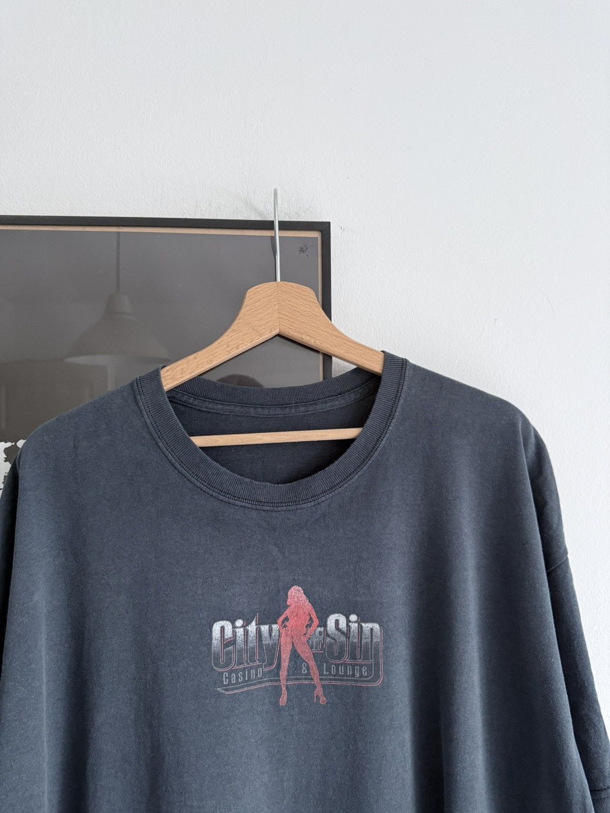 Vintage 00's Streetwear Sin City Black Grunge Stripper’s Vintage Size US XL / EU 56 / 4 - 3 Thumbnail