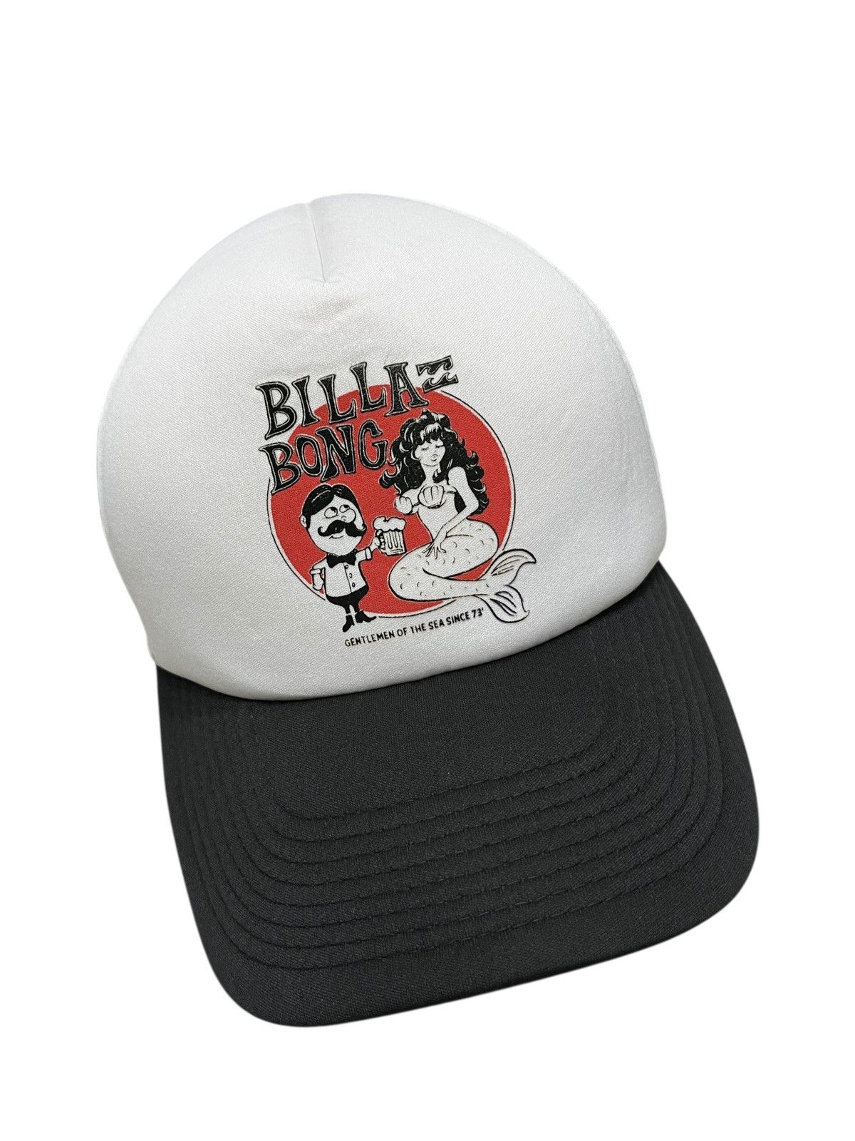 Billabong 🏄🌊BILLABONG GENTLEMEN OF THE SEA SINCE 73’ Y2K Trucker HaT Size ONE SIZE - 3 Thumbnail
