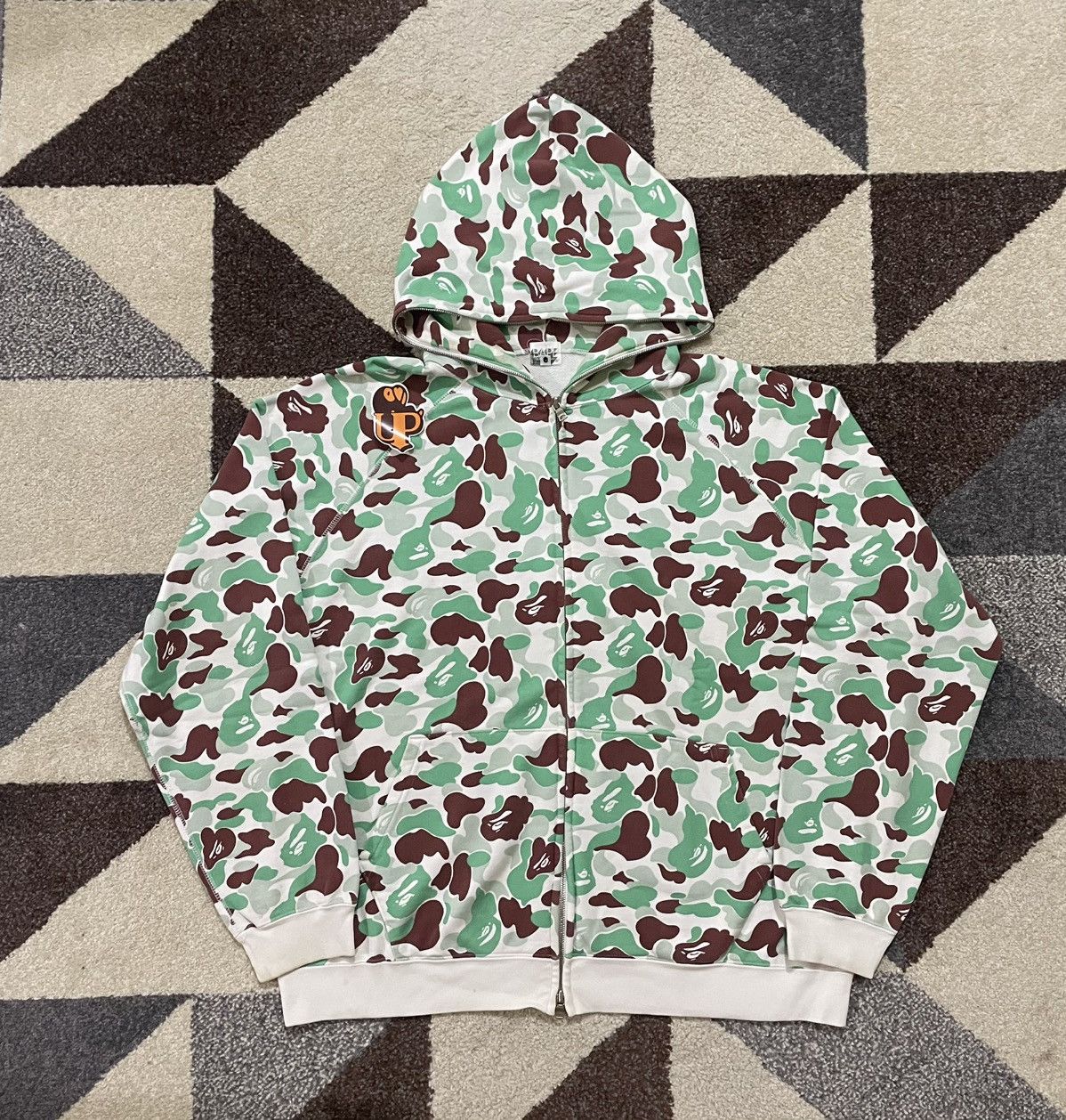 Bape OG Bape Exlusive Sendai Camo Fullzip Hoodie Size US L / EU 52-54 / 3 - 1 Thumbnail