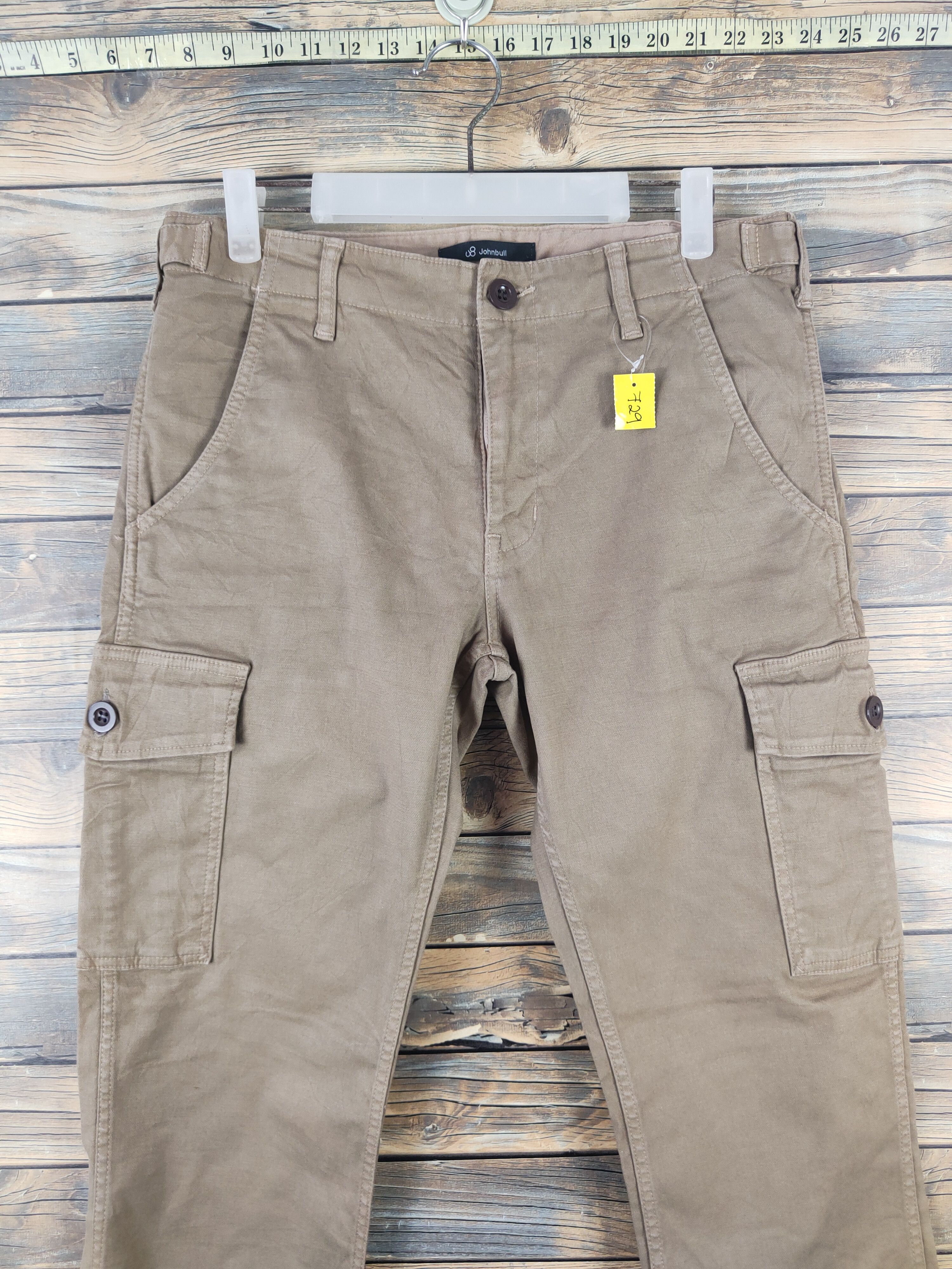Johnbull DL John Bull Brown Multipocket Tactical Cargo Pants #729 Size US 32 / EU 48 - 2 Thumbnail
