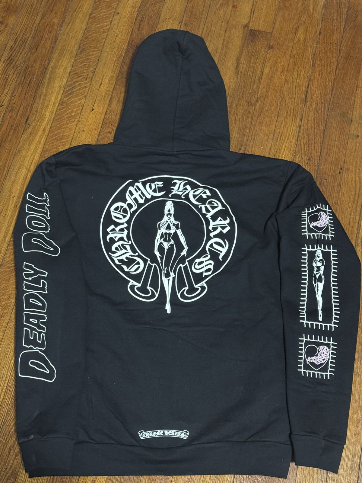 Chrome Hearts × Deadly Doll Chrome Hearts Deadly Doll Zip Up Hoodie Size US L / EU 52-54 / 3 - 2 Thumbnail