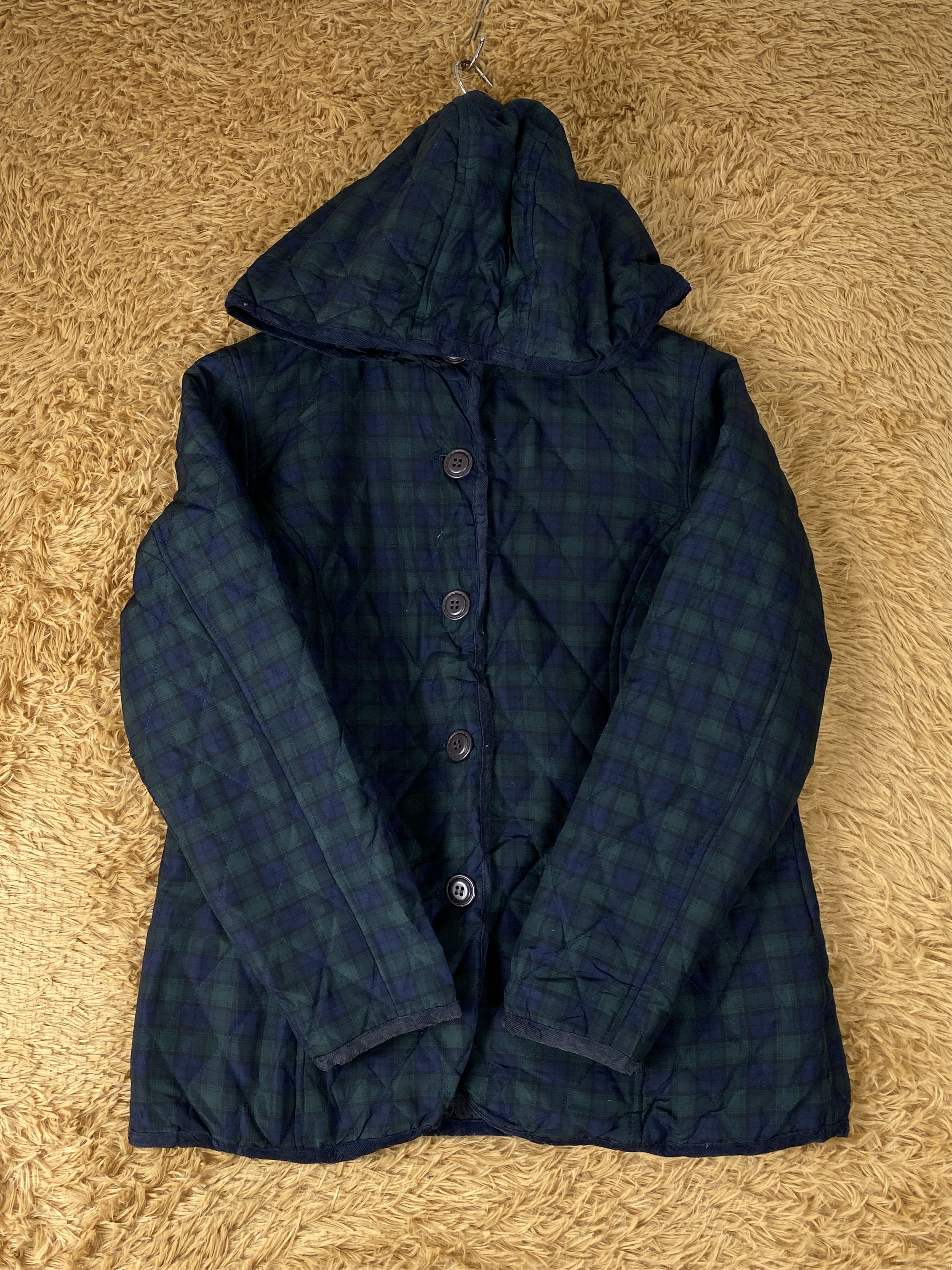 Japanese Brand Vintage Kurashi Casual Hoodie Quilted Jacket J1963 Size US S / EU 44-46 / 1 - 4 Thumbnail
