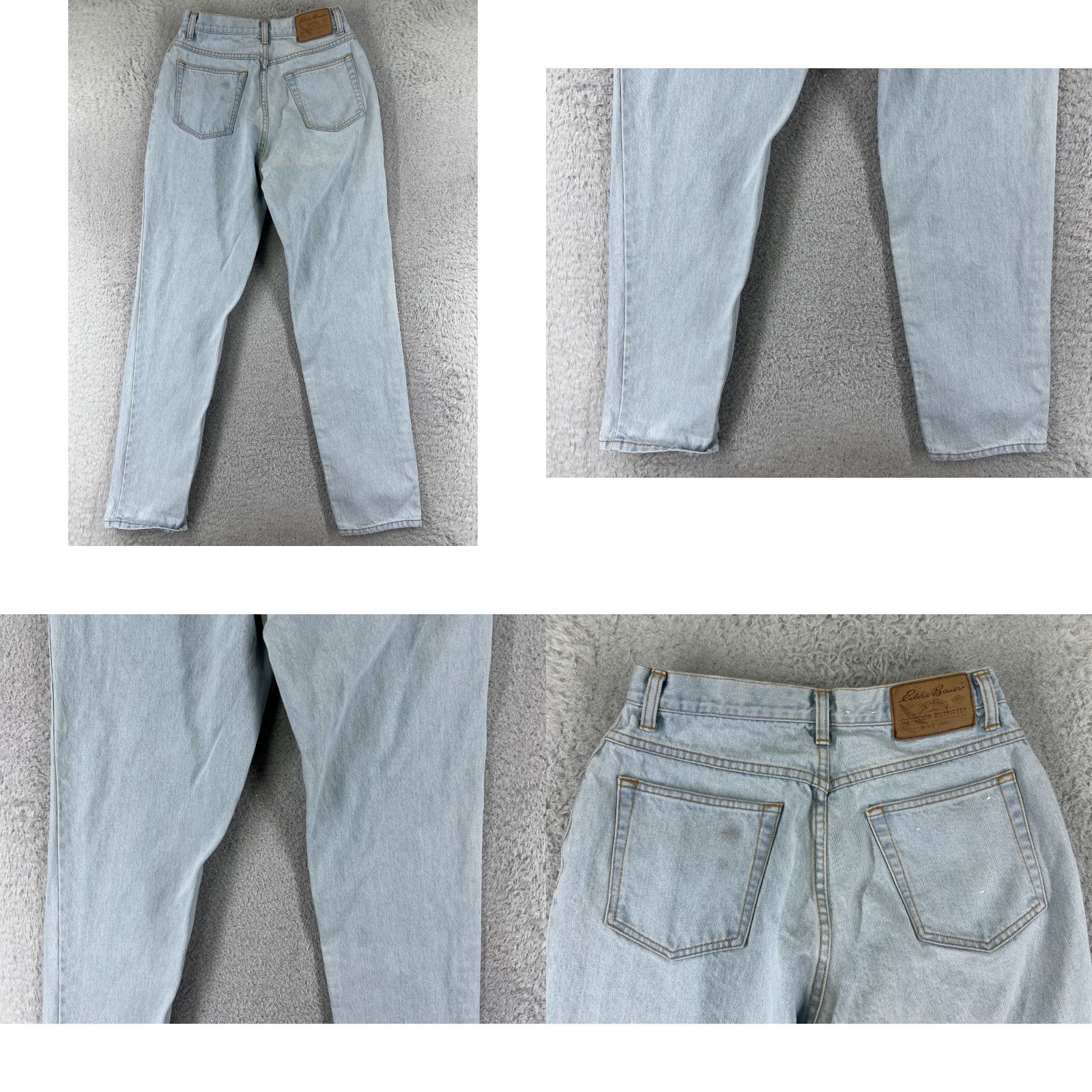 Eddie Bauer Eddie Bauer Jeans Womens 10 Blue Denim Straight Leg 100% Cotton Light Wash 25x29 Adult Regular 29.5 Inseam Mens Womens Girls Size 32" / US 10 / IT 46 - 9 Thumbnail