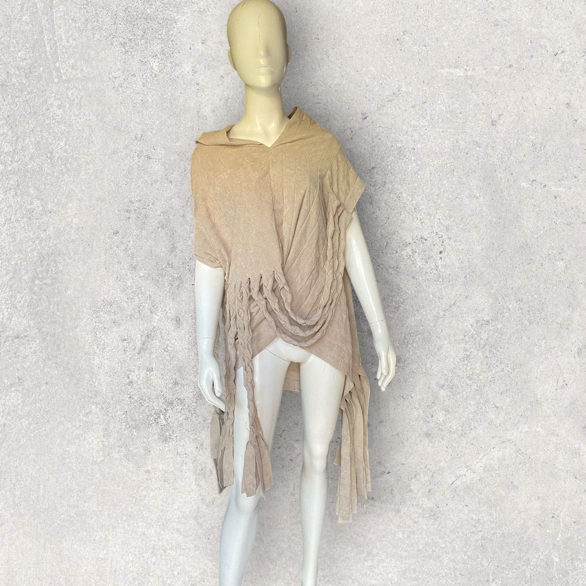 Junya Watanabe Runway SS14 Moleskin Braid Fringe Blouse Size S / US 4 / IT 40 - 2 Thumbnail