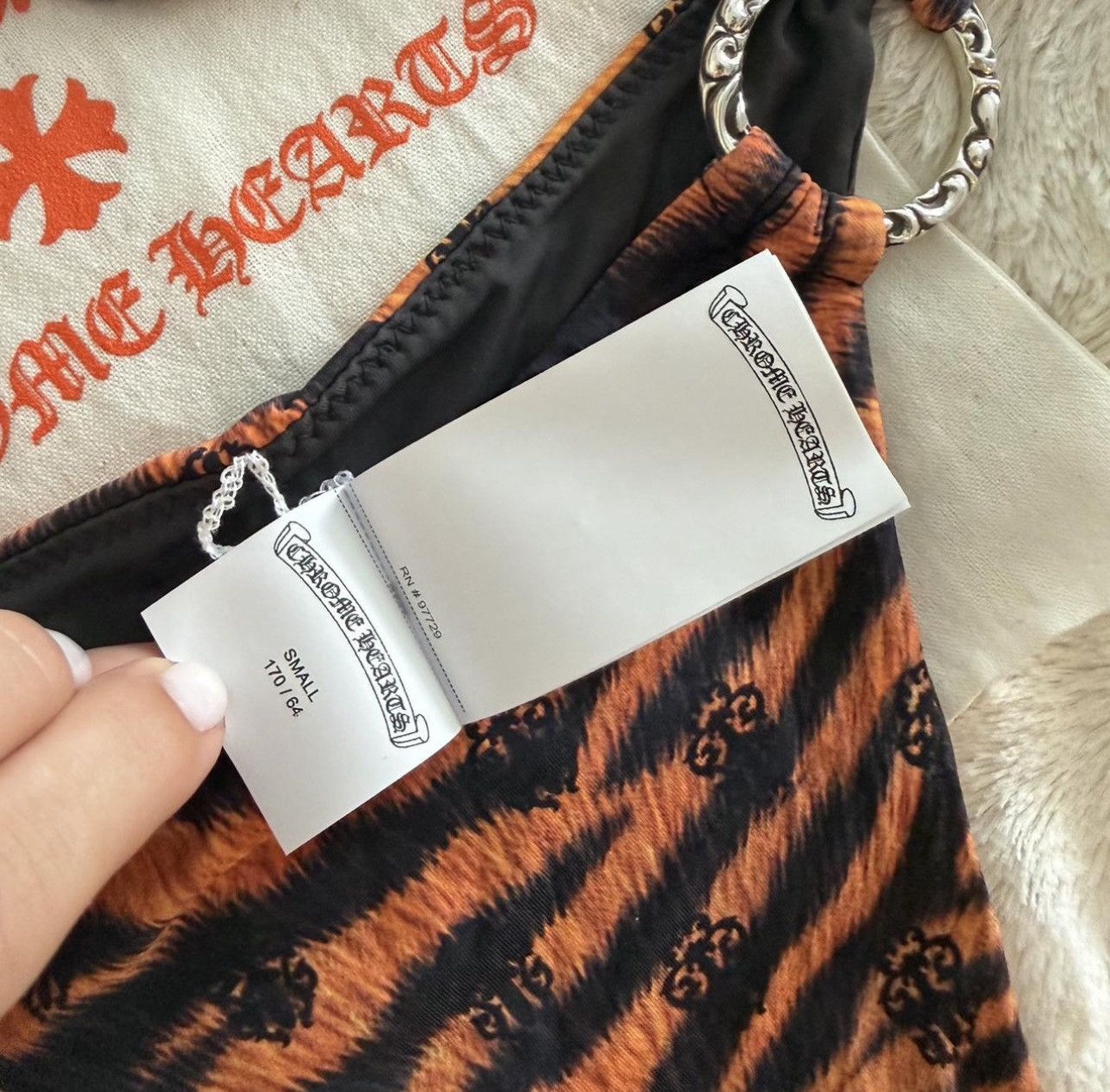 Chrome Hearts Chrome Hearts x Dipped in Blue tiger stripe bandeau set Size ONE SIZE - 5 Thumbnail