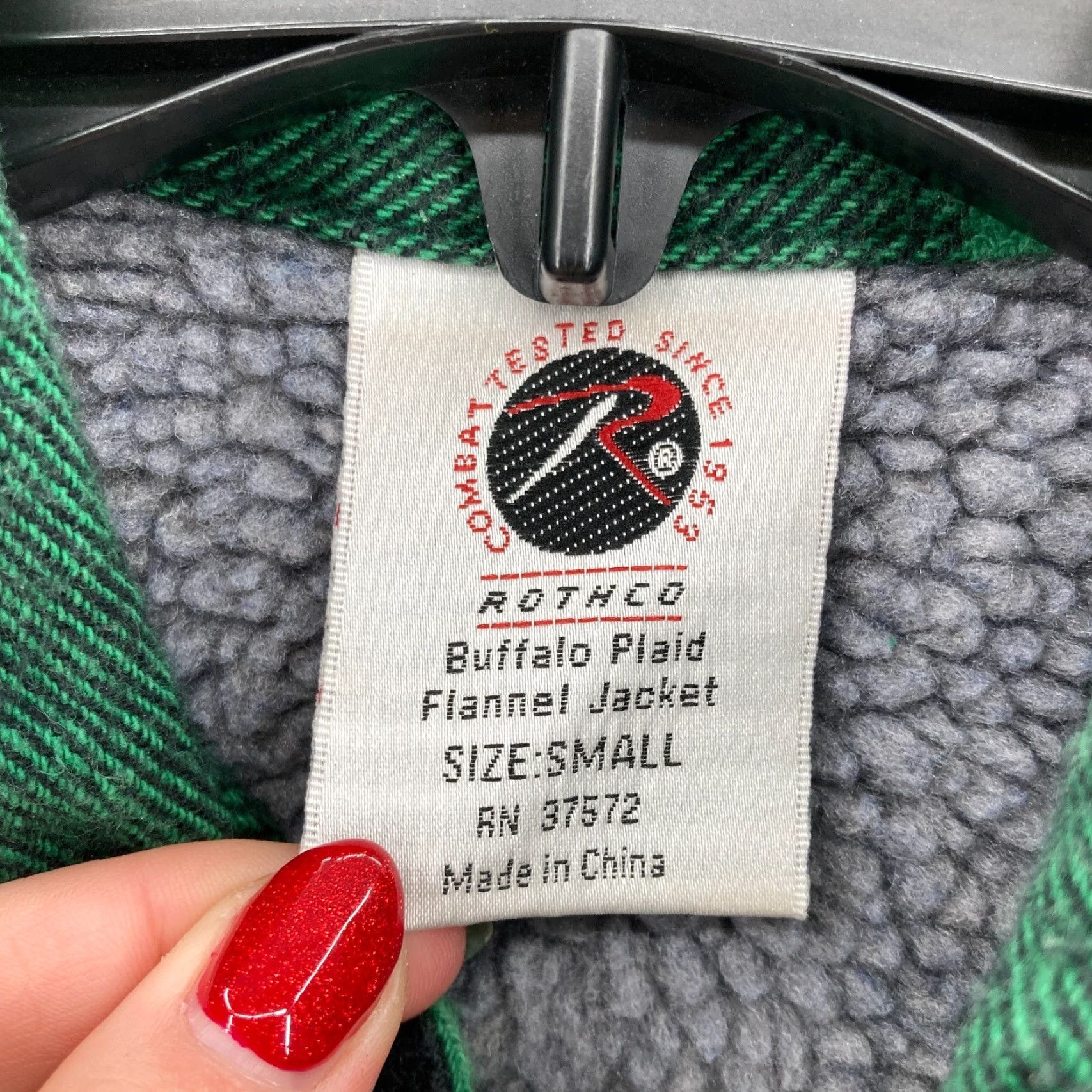 Rothco Rothco Buffalo Plaid Flannel Shirt Jacket Shacket Mens Small Green Size US S / EU 44-46 / 1 - 5 Thumbnail