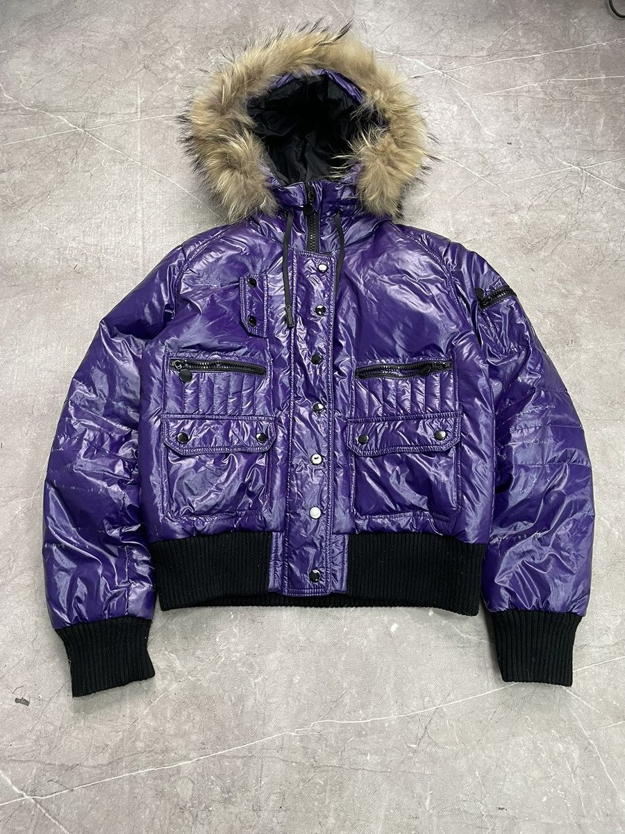 If Six Was Nine Vintage if six was nine fashion Bomber Jacket Fur Hood Y2K Size US M / EU 48-50 / 2 - 1 Thumbnail