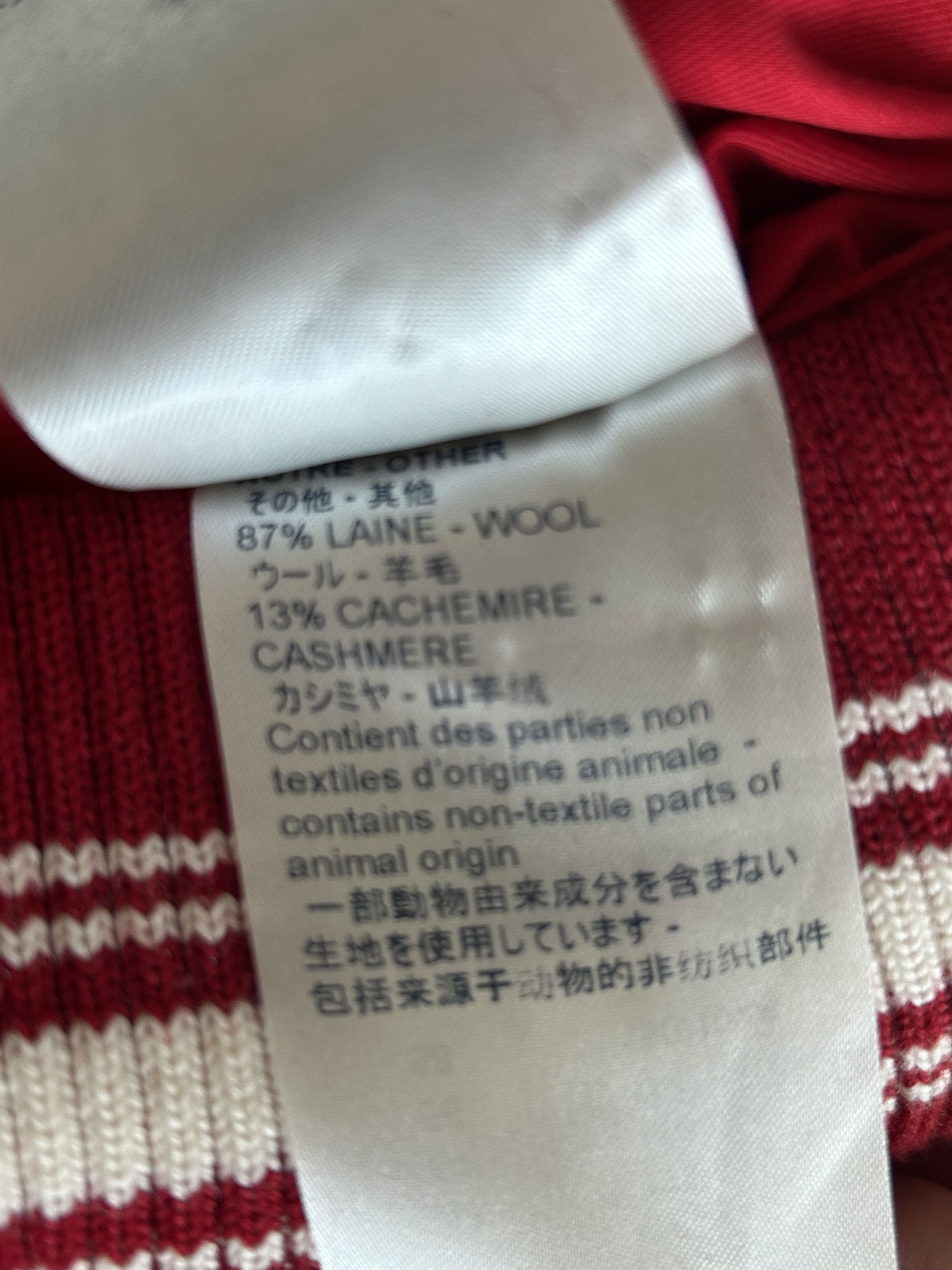 Louis Vuitton Louis Vuitton Red & White Dreaming Varsity Jacket Size US M / EU 48-50 / 2 - 4 Thumbnail